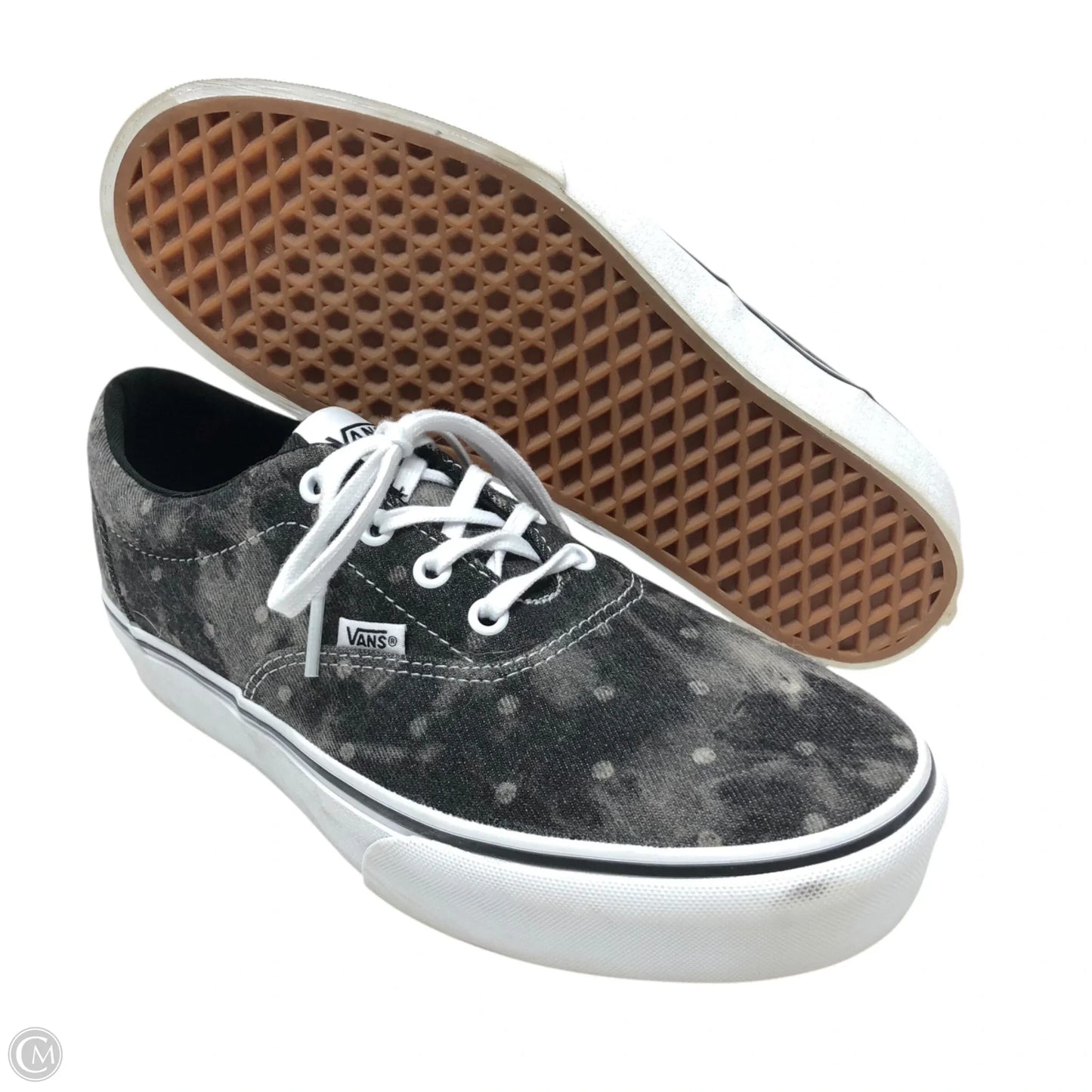 Shoes Sneakers By Vans In Grey & White, Size: 11