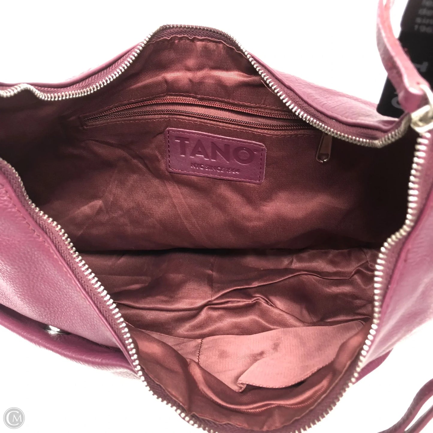 Handbag Leather By Clothes Mentor, Size: Medium