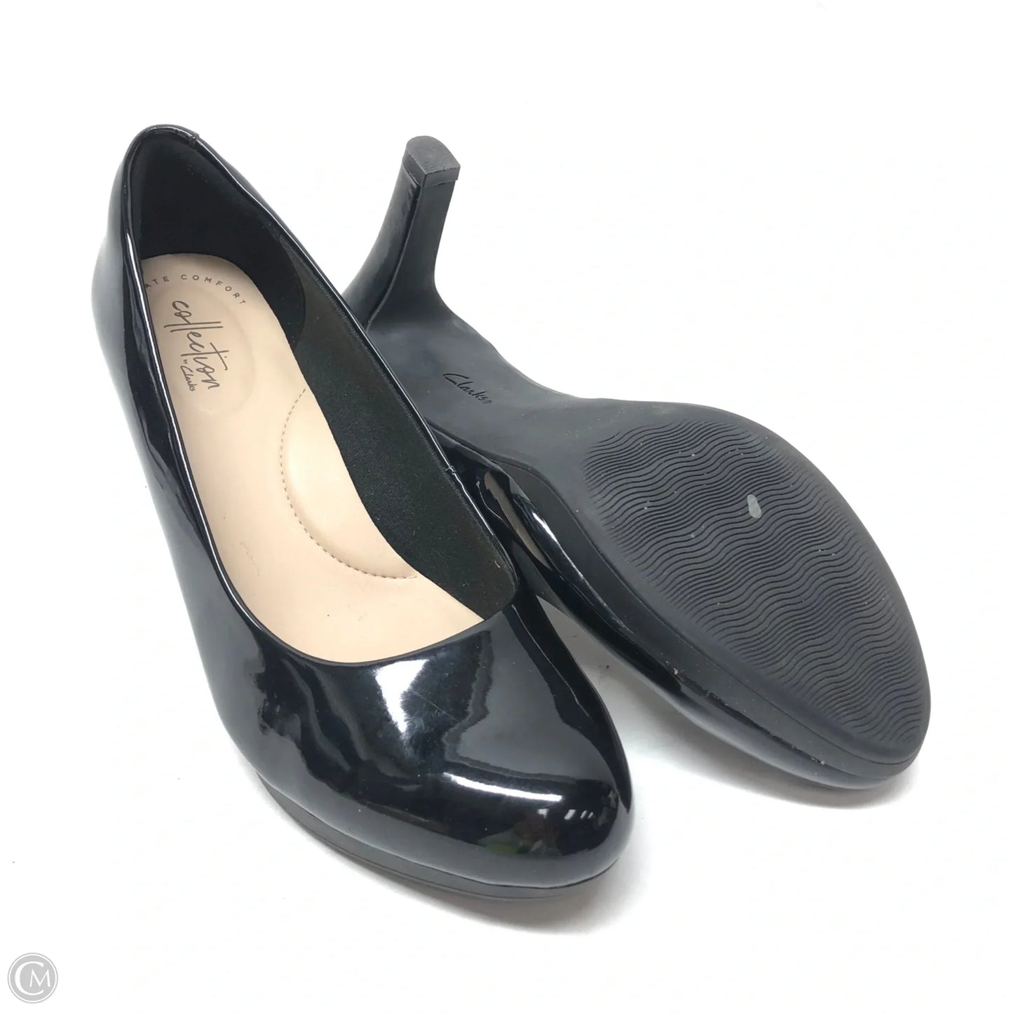 Shoes Heels Block By Clarks In Black, Size: 8