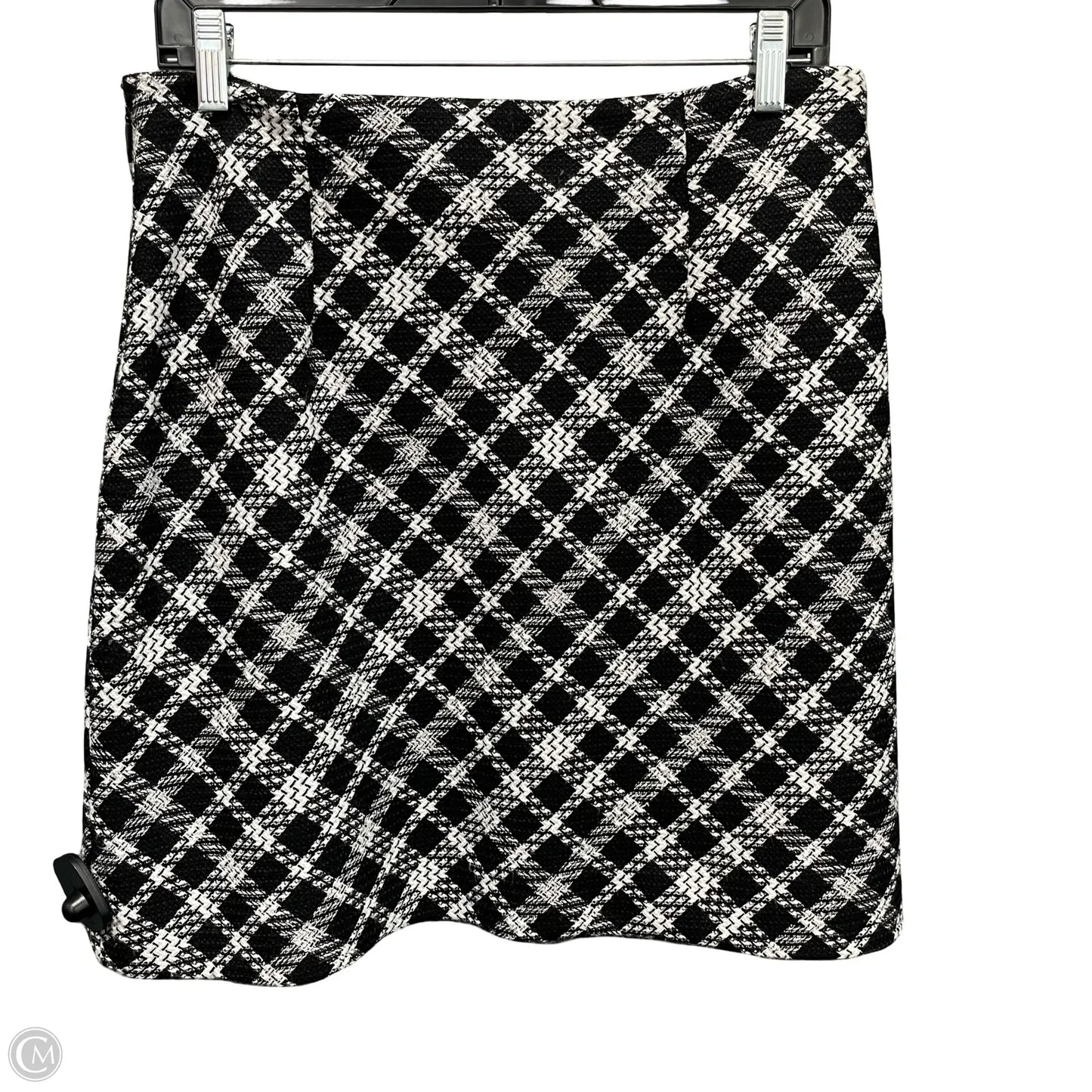 Skirt Designer By Karl Lagerfeld In Black & White, Size: 8