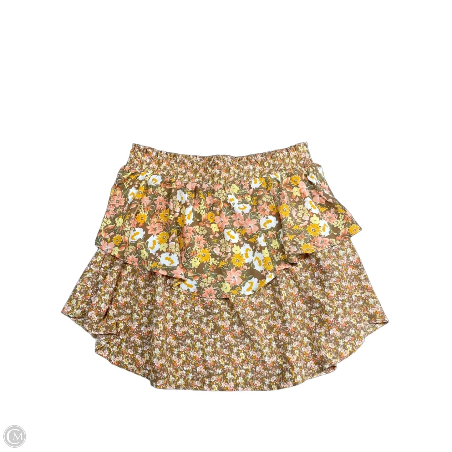 Skirt Mini & Short By Sienna Sky In Floral Print, Size: L