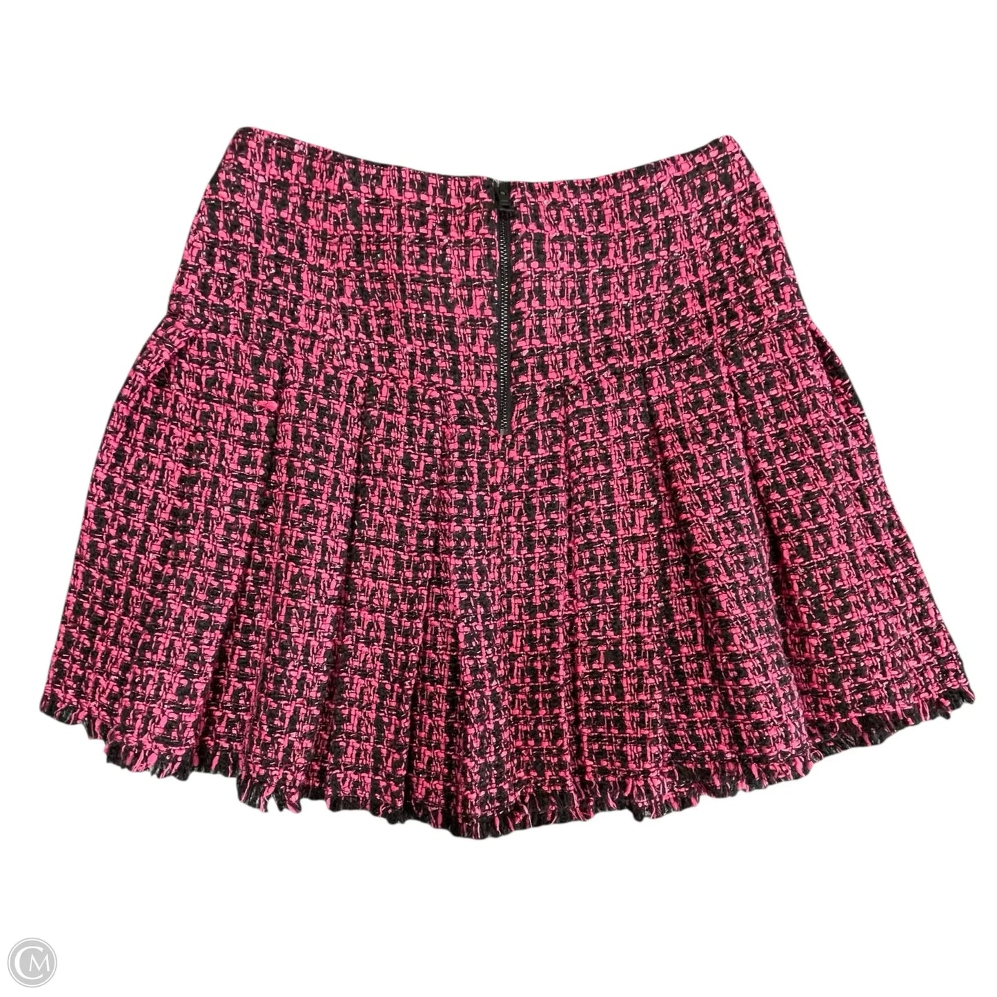 Skirt Designer By Alice + Olivia In Black & Pink, Size: 2