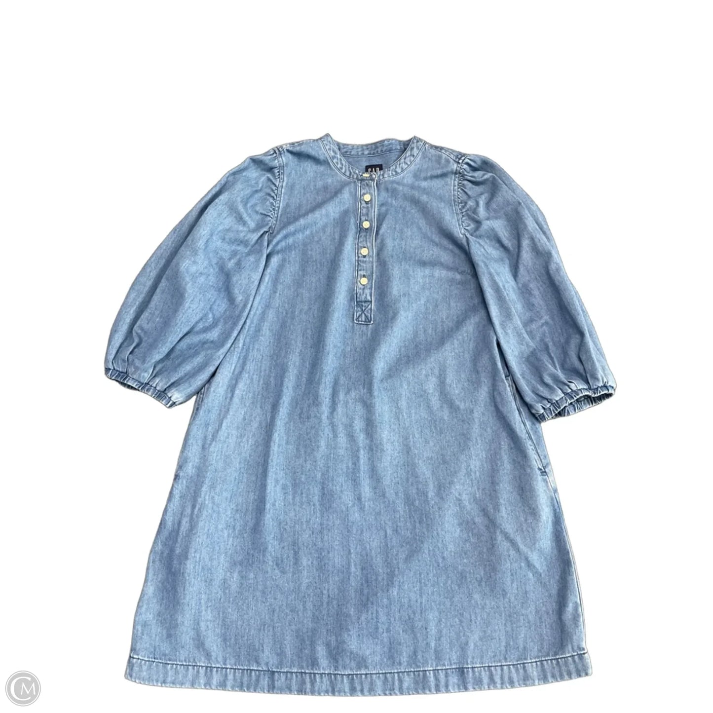 Dress Casual Short By Gap In Blue Denim, Size: S