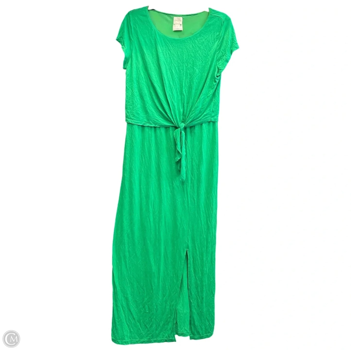 Dress Casual Maxi By Chicos In Green, Size: M