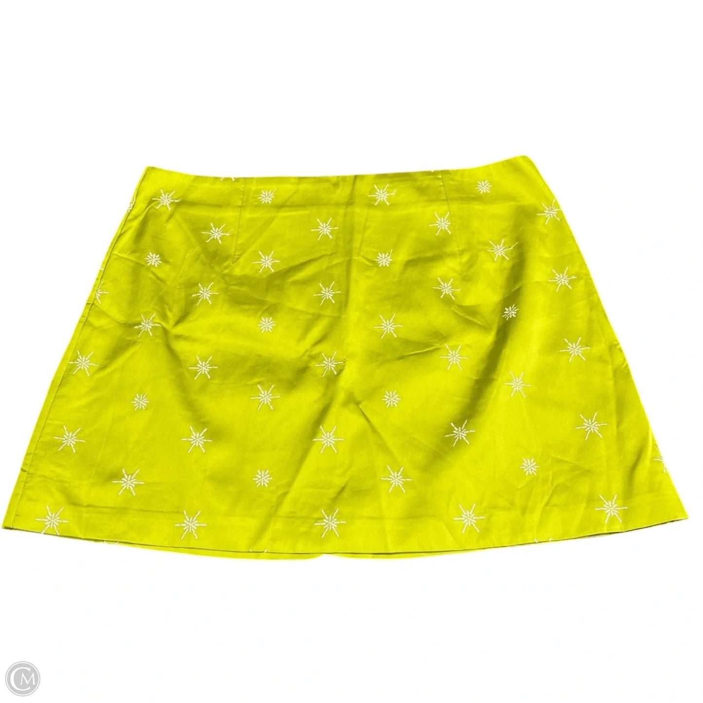 Skirt Mini & Short By Cmf In Chartreuse, Size: Xl