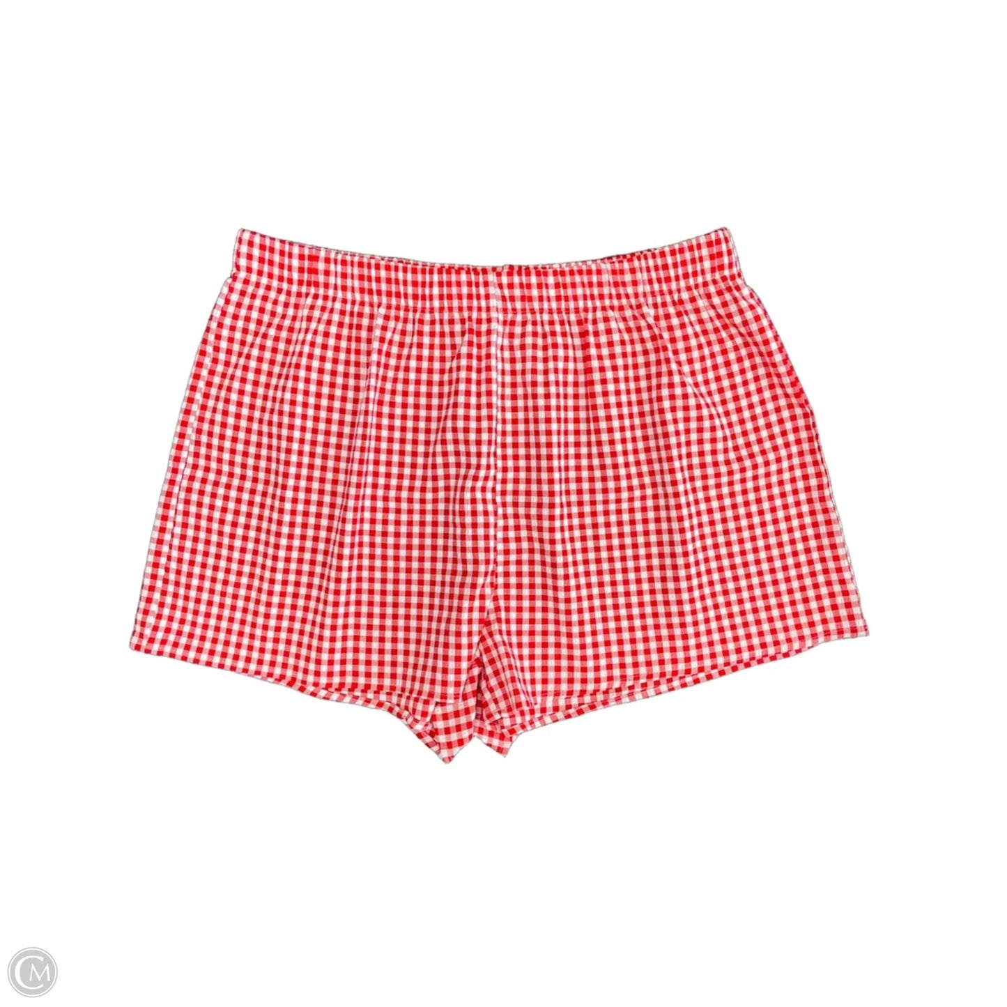 Shorts By Shein In Red & White, Size: 2x
