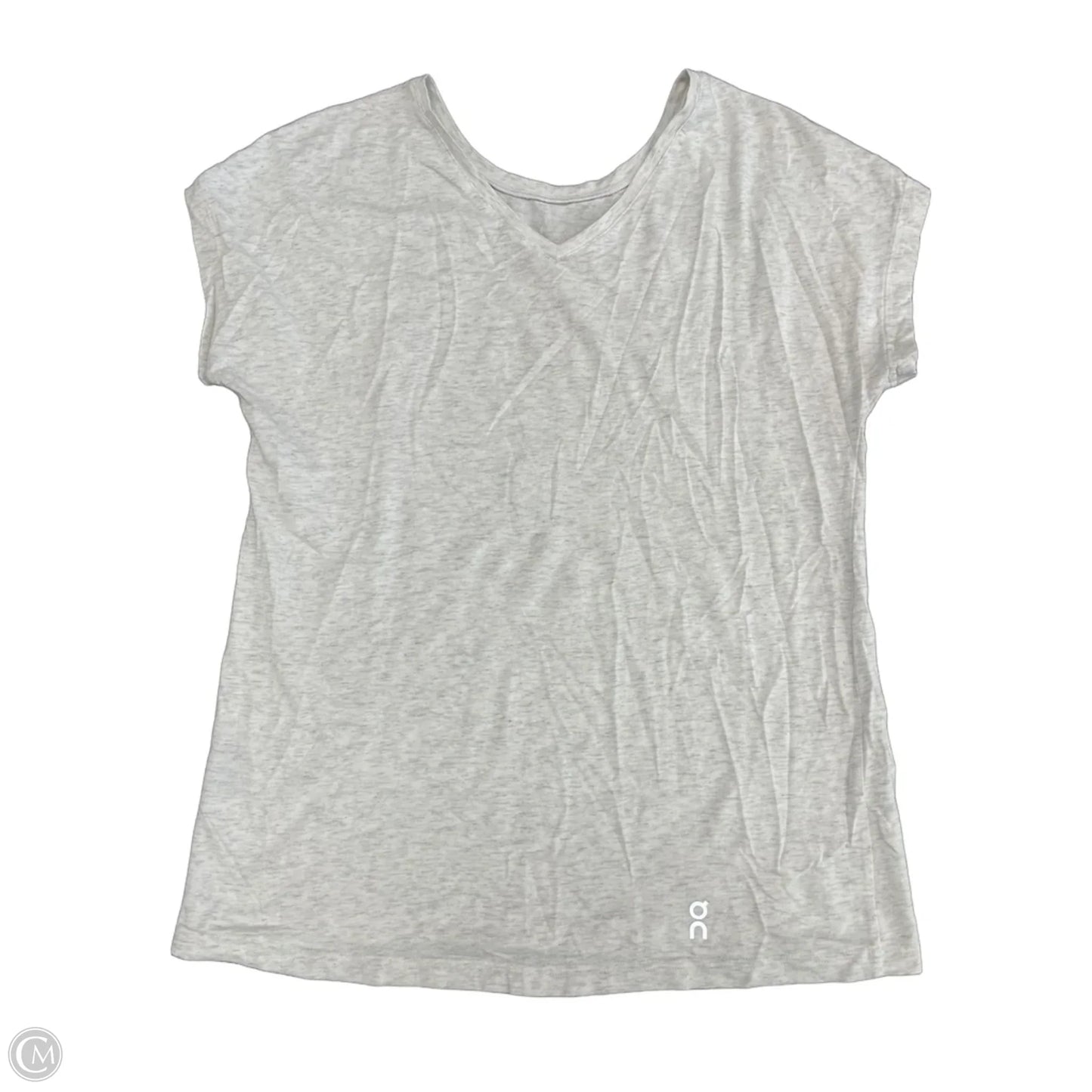 Athletic Top Short Sleeve By On In Grey, Size: S