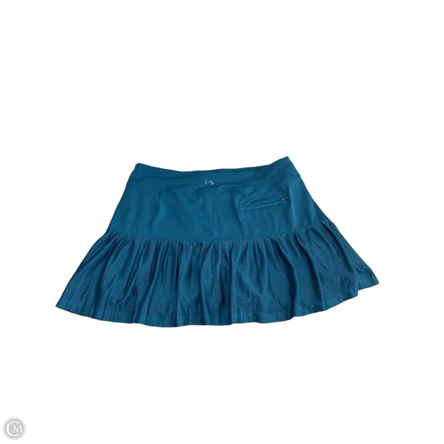 Athletic Skort By Under Armour In Teal, Size: L
