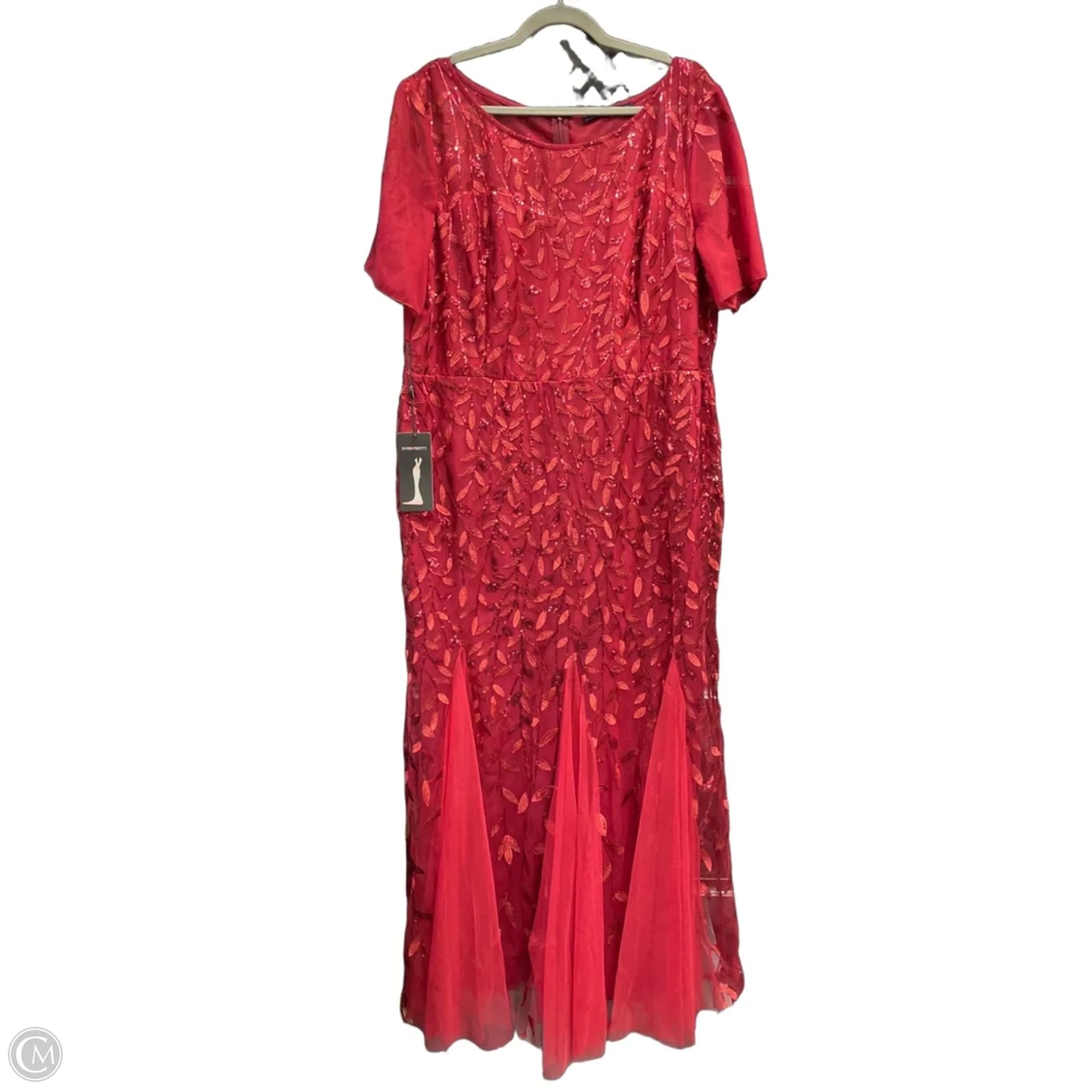 Dress Party Long By Cme In Red, Size: 26