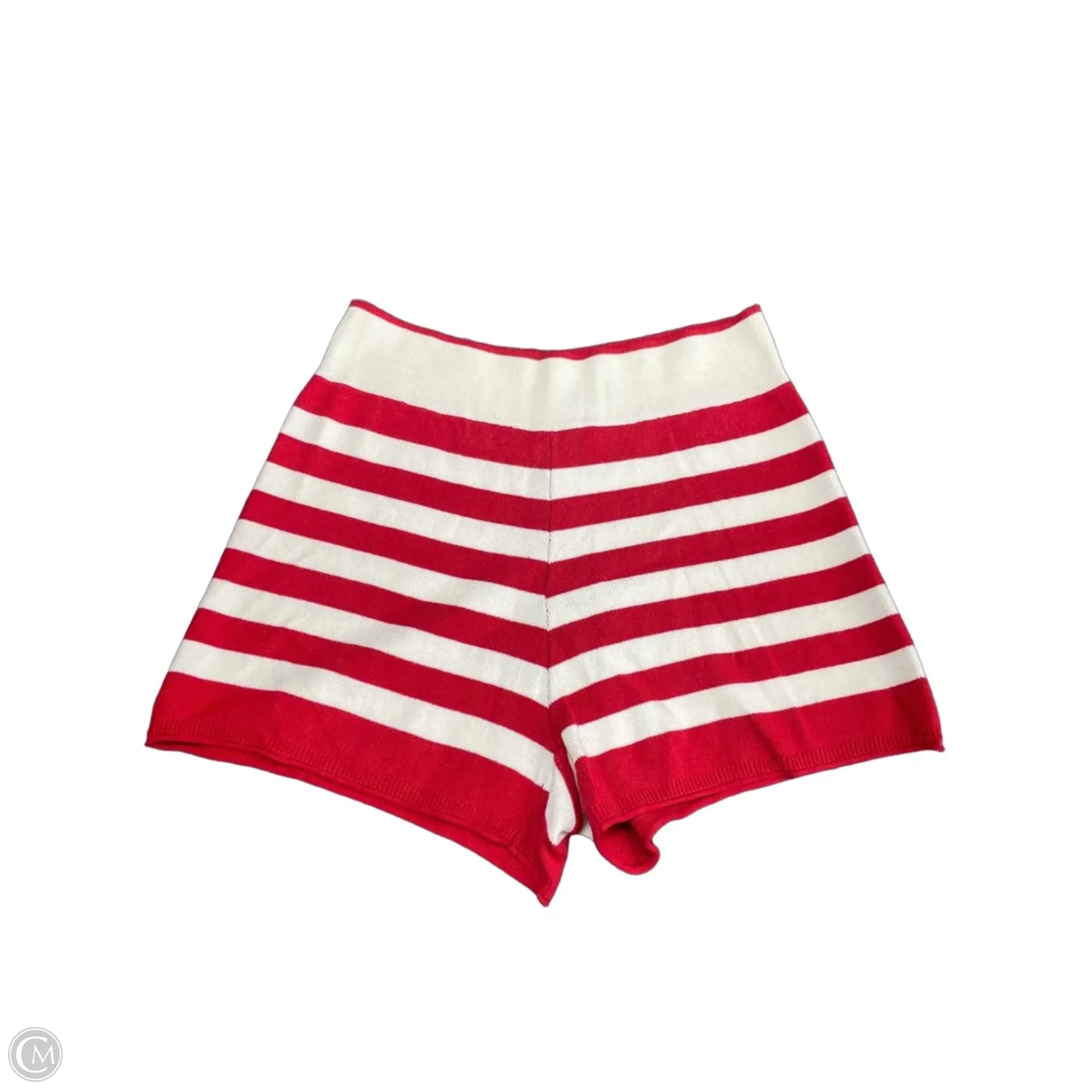 Shorts By Urban Daizy In Red & White, Size: M