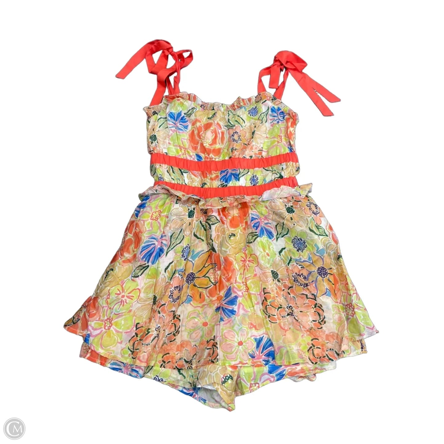 Romper By &merci In Orange, Size: S
