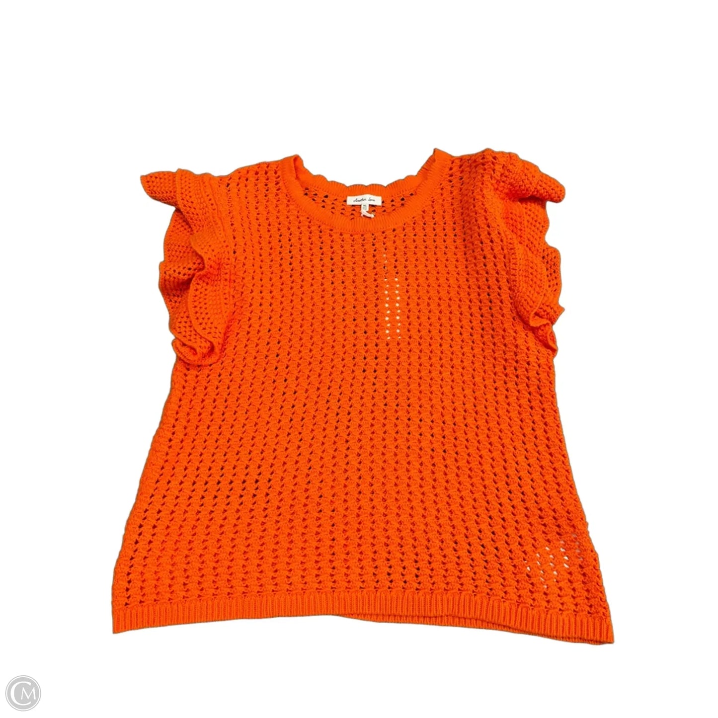 Top Short Sleeve By Another Love In Orange, Size: Xl
