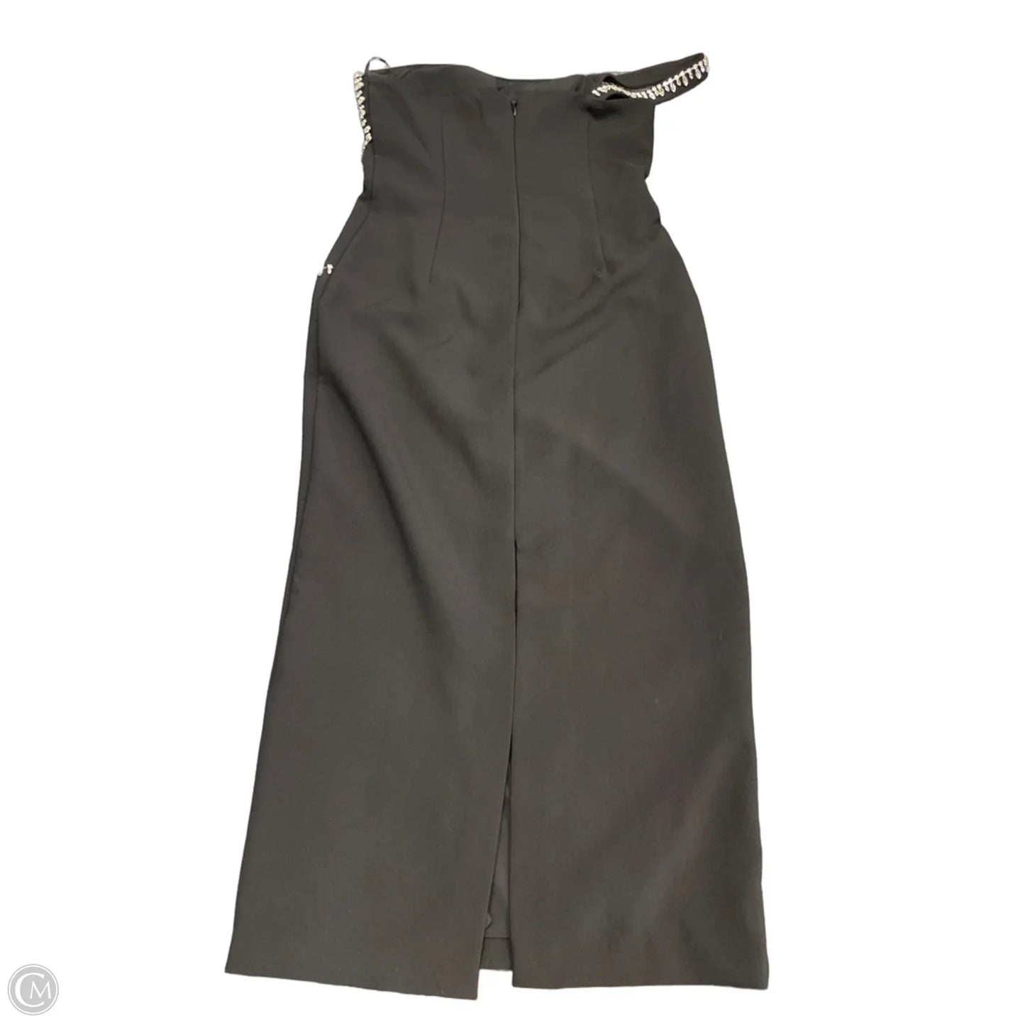 Dress Party Long By Gianni Bini In Black & Silver, Size: 12