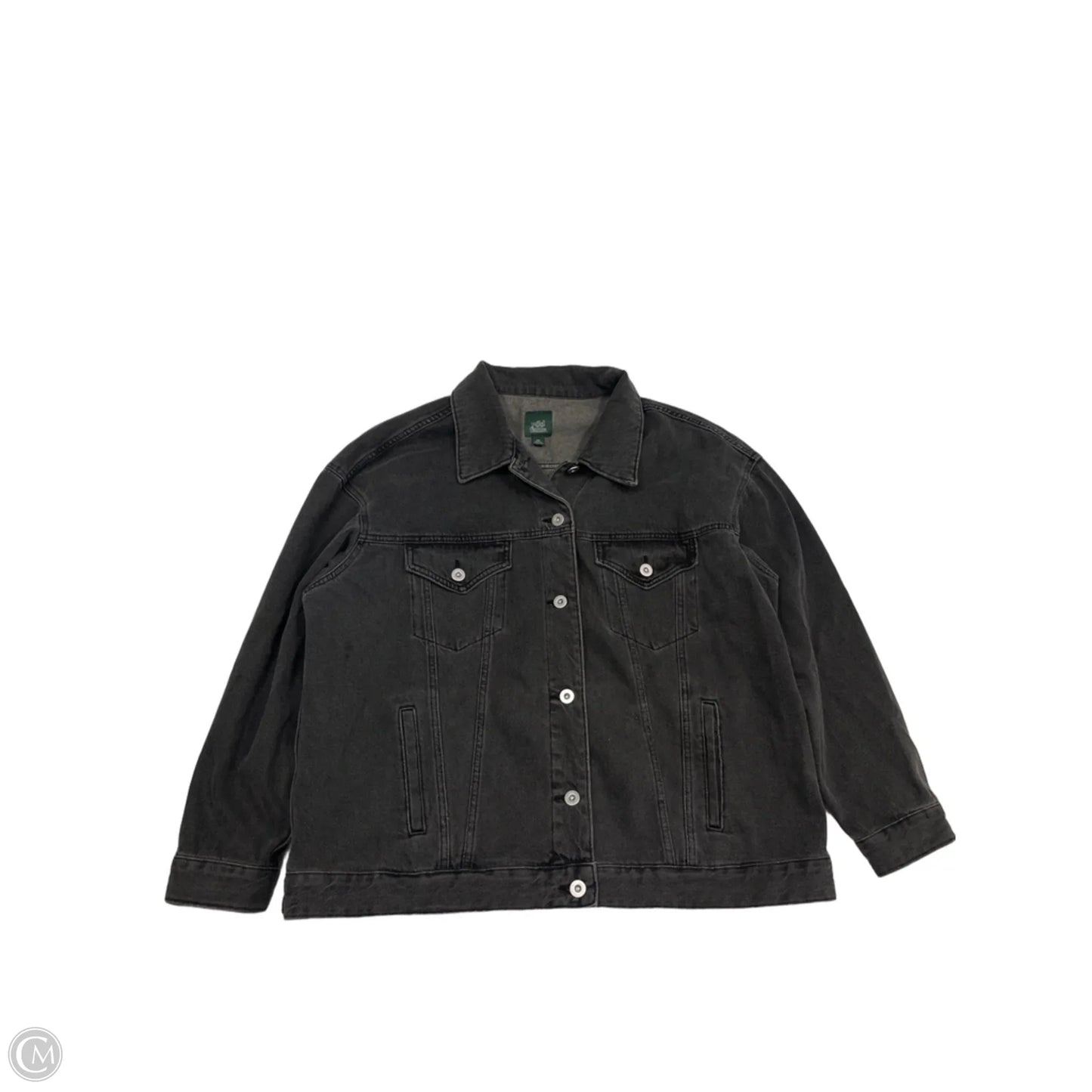 Jacket Denim By Wild Fable In Grey Denim, Size: Xxl