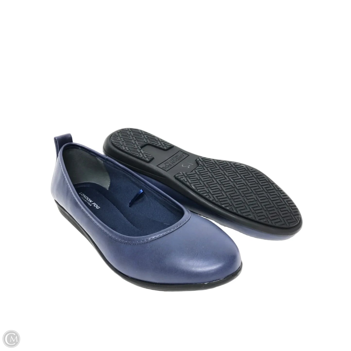 Shoes Flats By London Fog In Navy, Size: 8.5