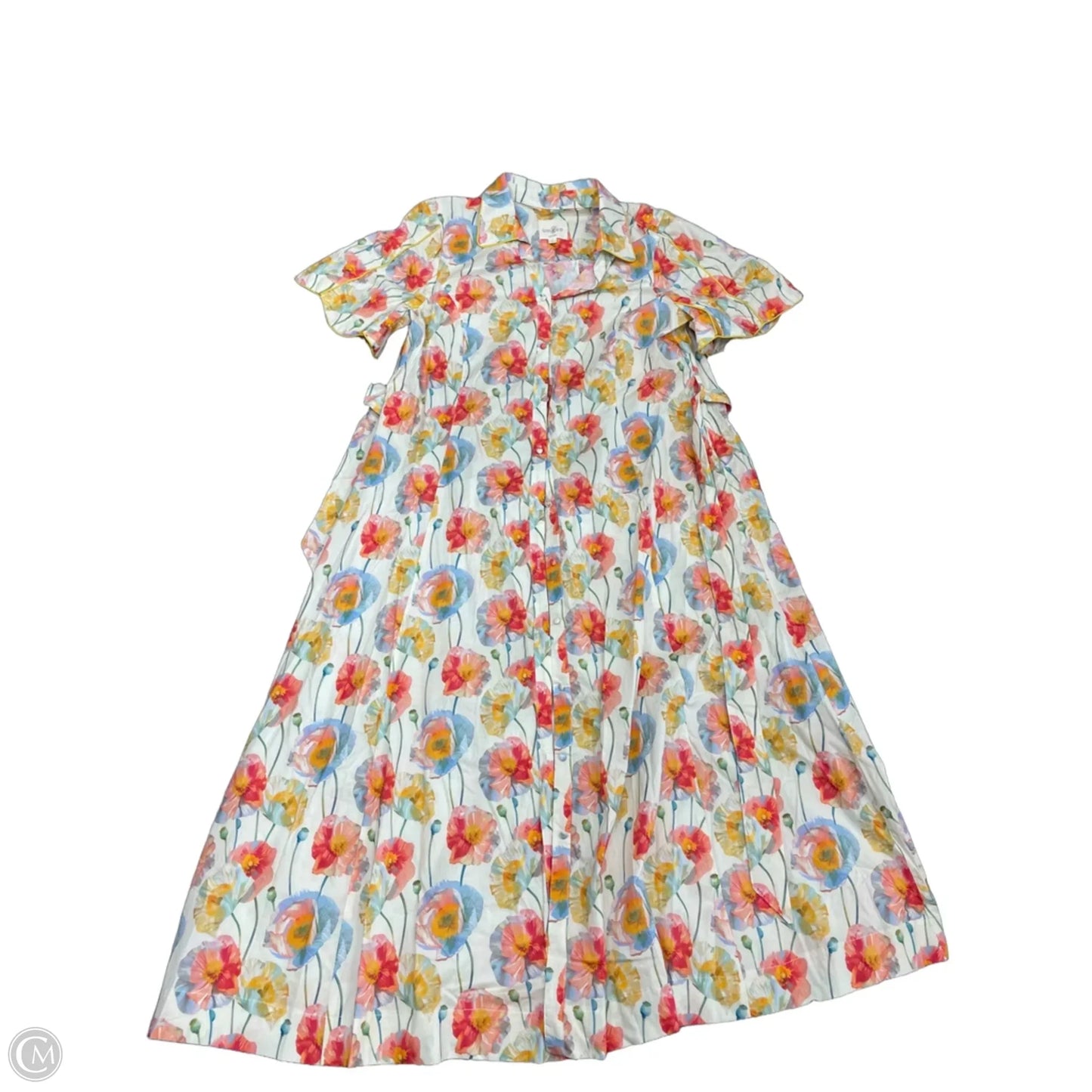 Dress Casual Midi By Umgee In Floral Print, Size: L