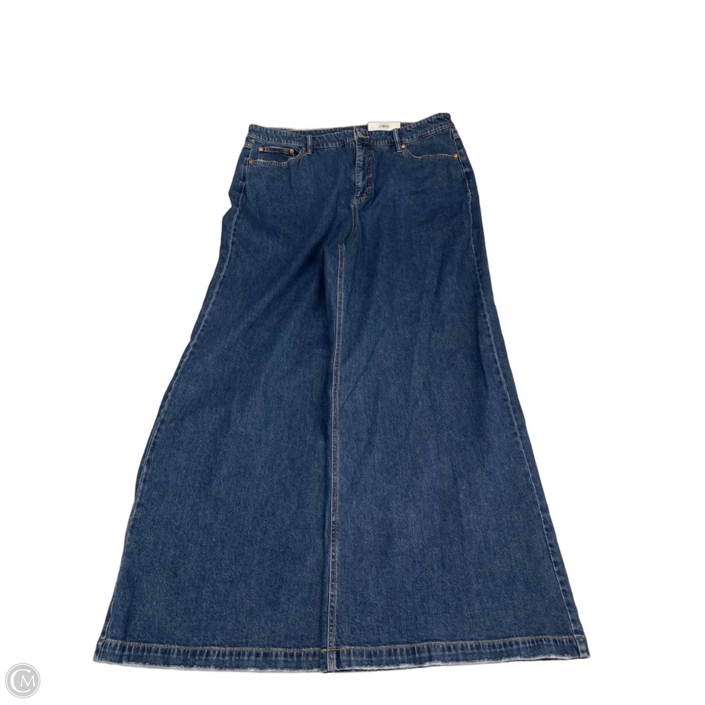 Jeans Wide Leg By On 34th In Blue Denim, Size: 16