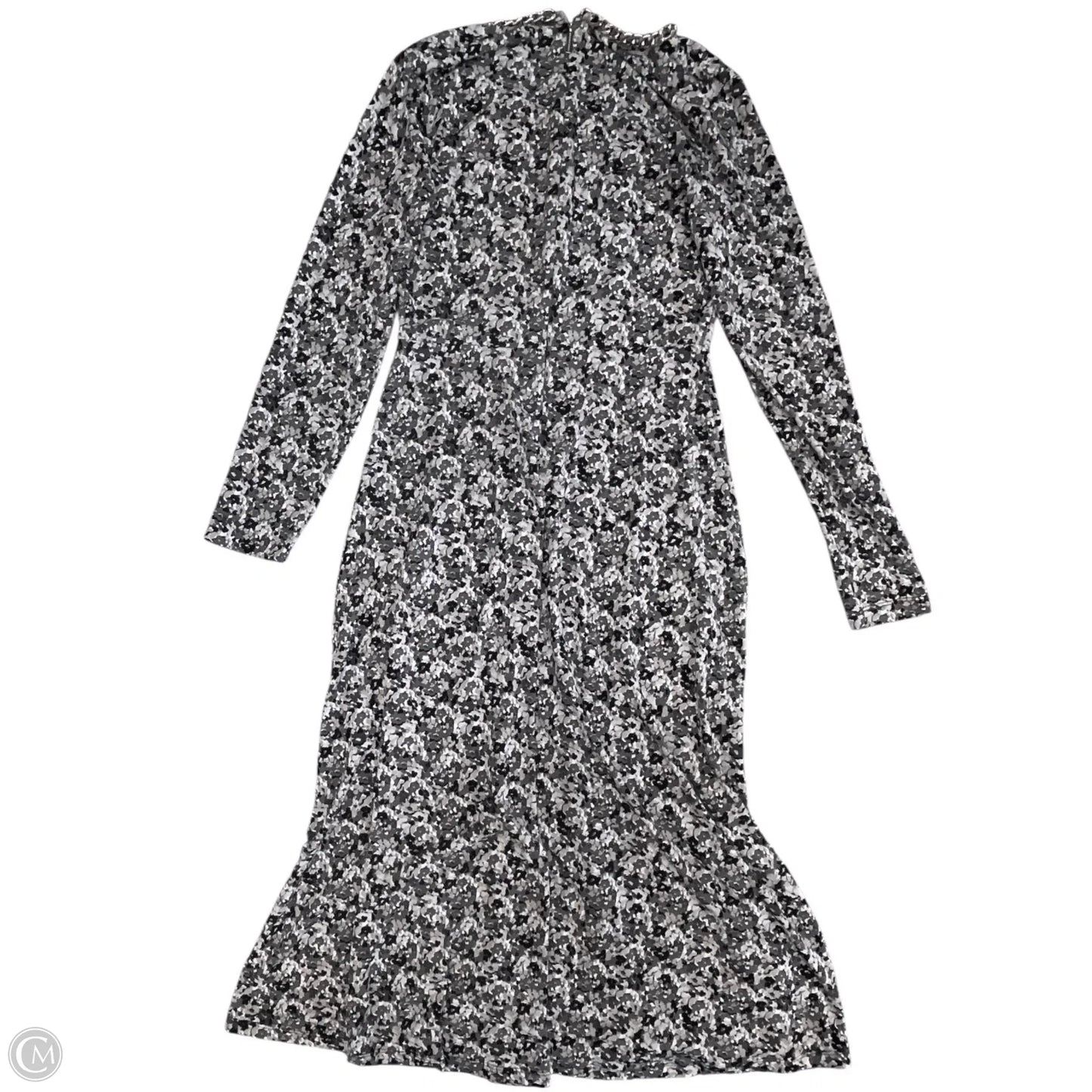 Dress Casual Midi By Michael By Michael Kors In Black & White, Size: S