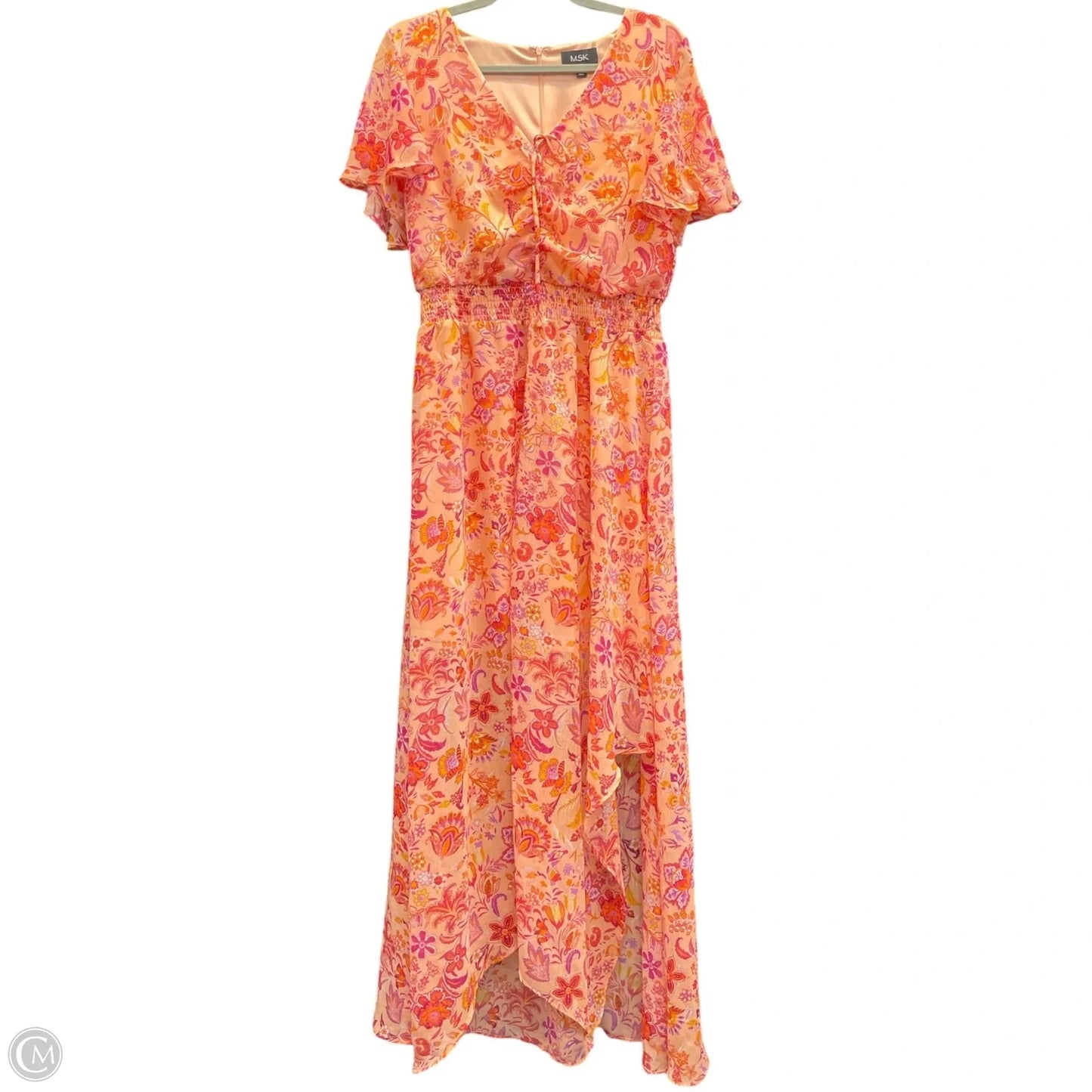 Dress Casual Maxi By Msk In Orange, Size: M