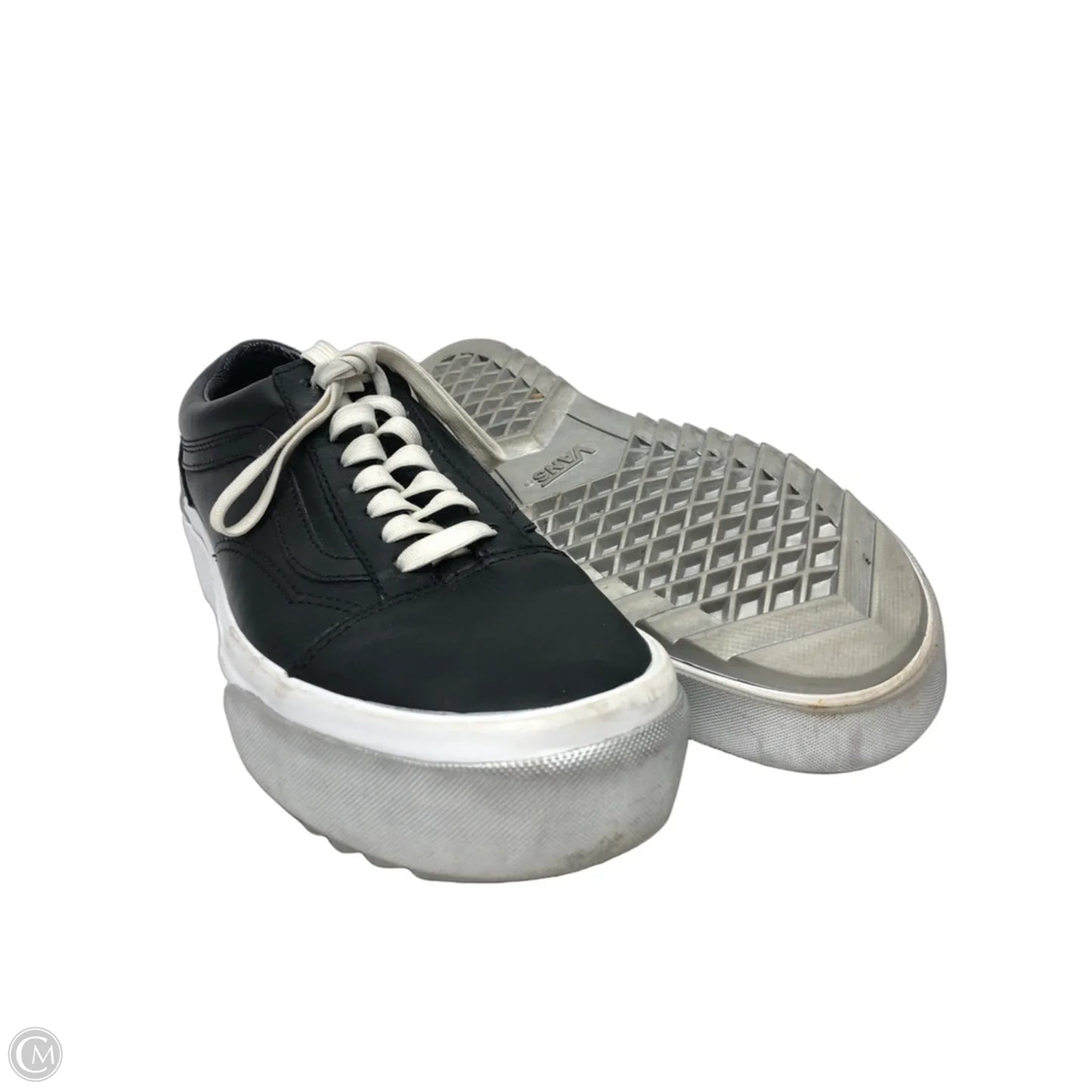 Shoes Sneakers By Vans In Black, Size: 8
