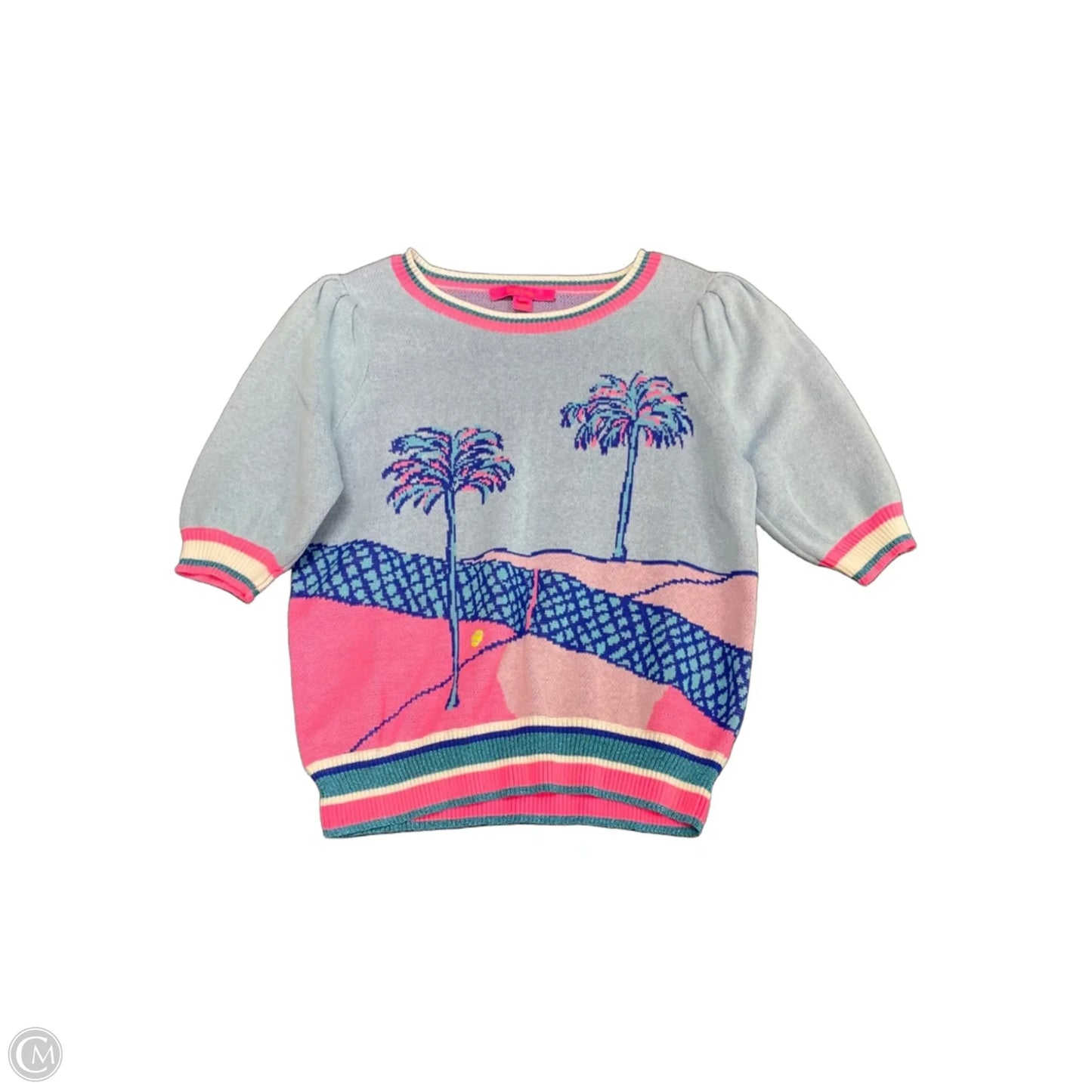 Sweater Short Sleeve By Lilly Pulitzer In Blue, Size: Xs