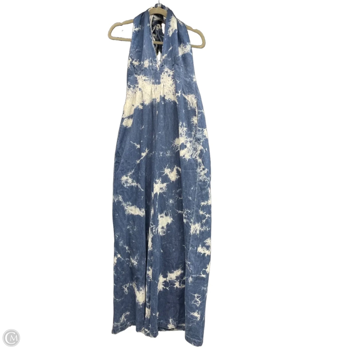 Jumpsuit By Fashion Nova In Blue & White, Size: M