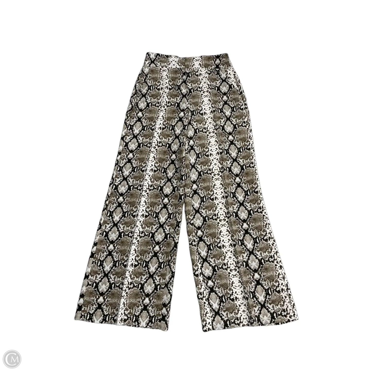 Pants Wide Leg By Banana Republic In Snakeskin Print, Size: 0