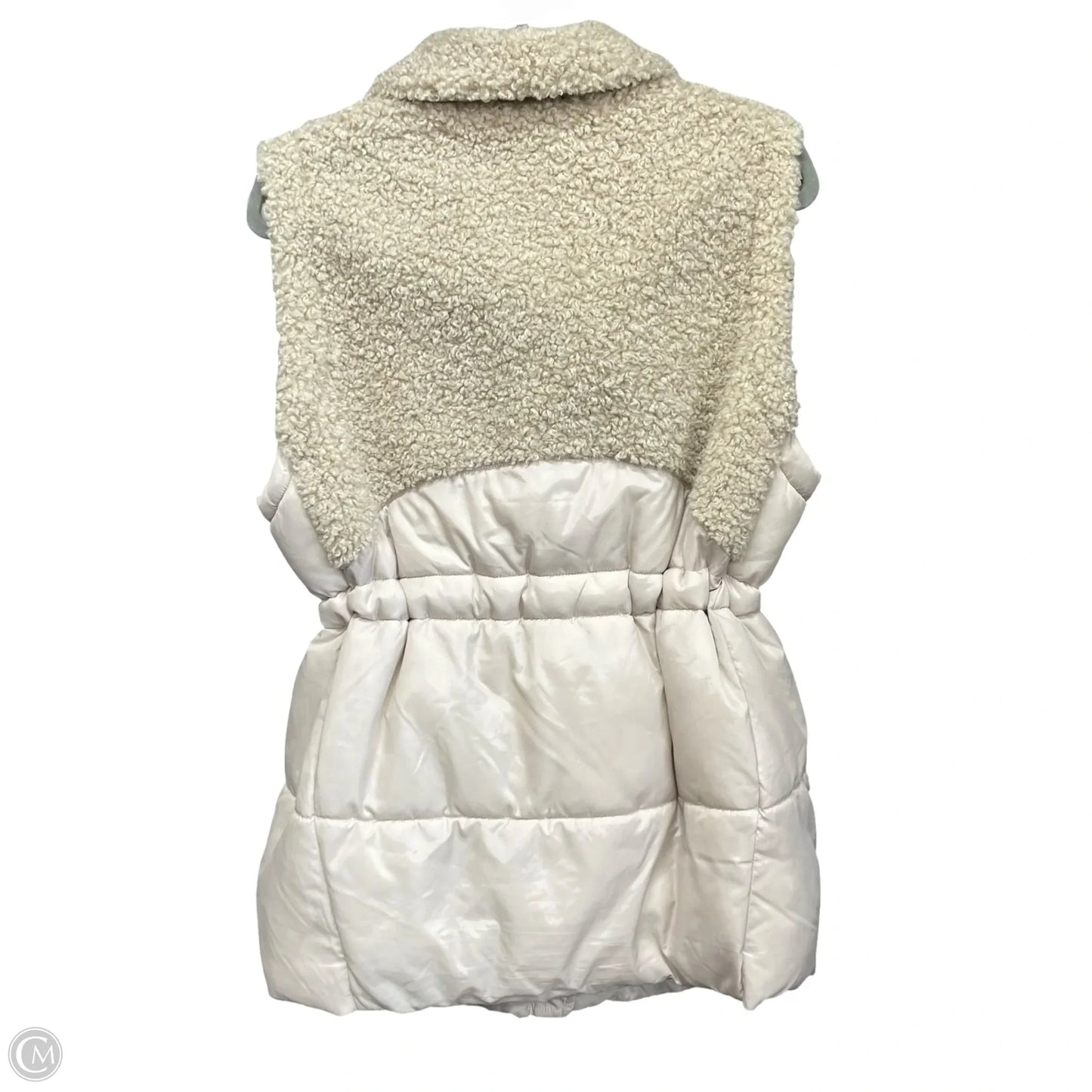 Vest Puffer & Quilted By Tribal In Beige, Size: M