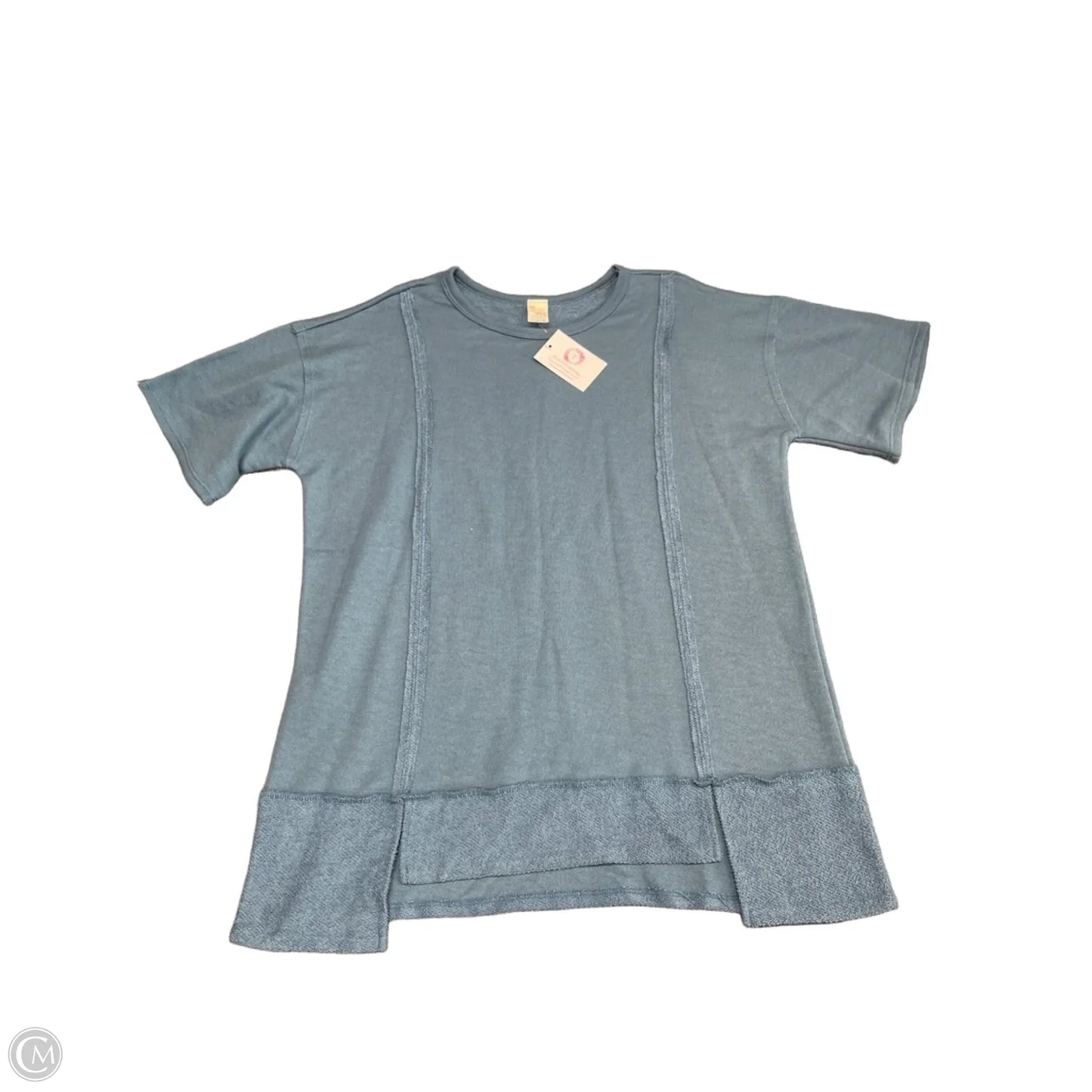 Top Short Sleeve By 7th Ray In Blue, Size: Xl