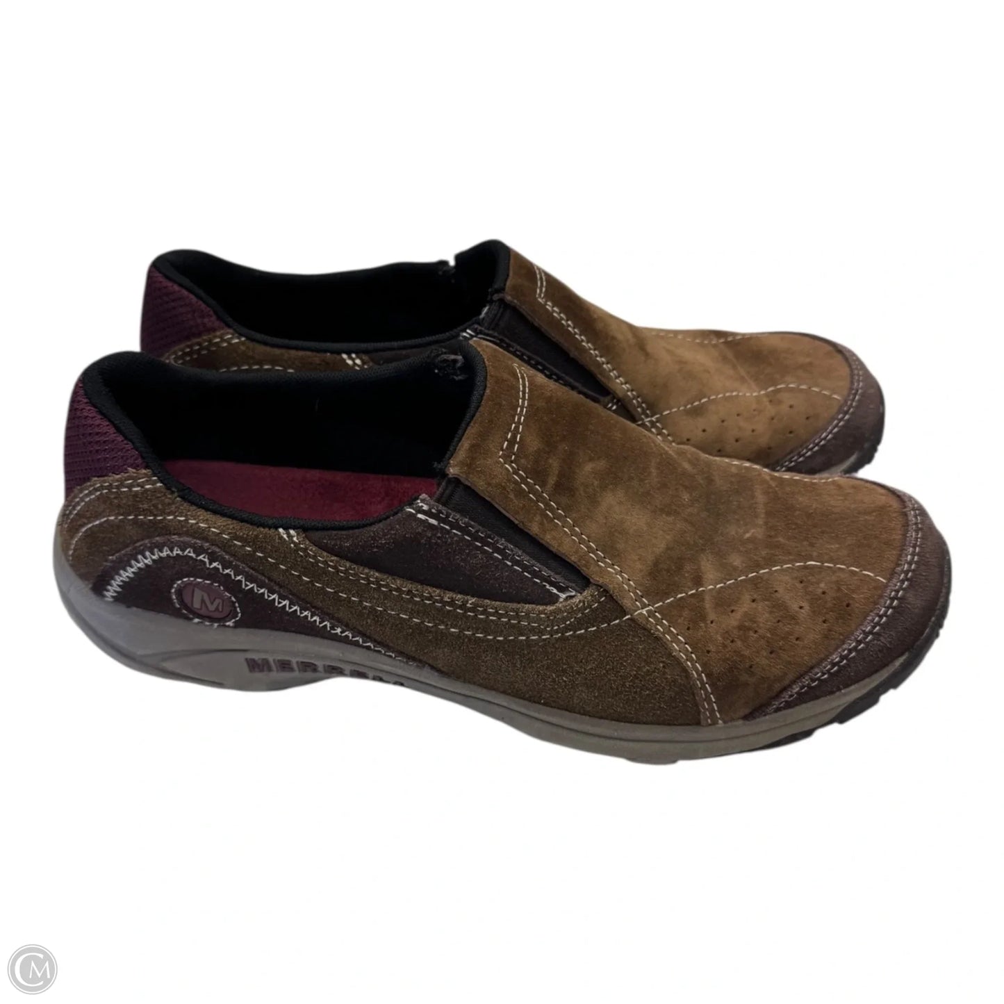 Shoes Flats By Merrell In Brown, Size: 9