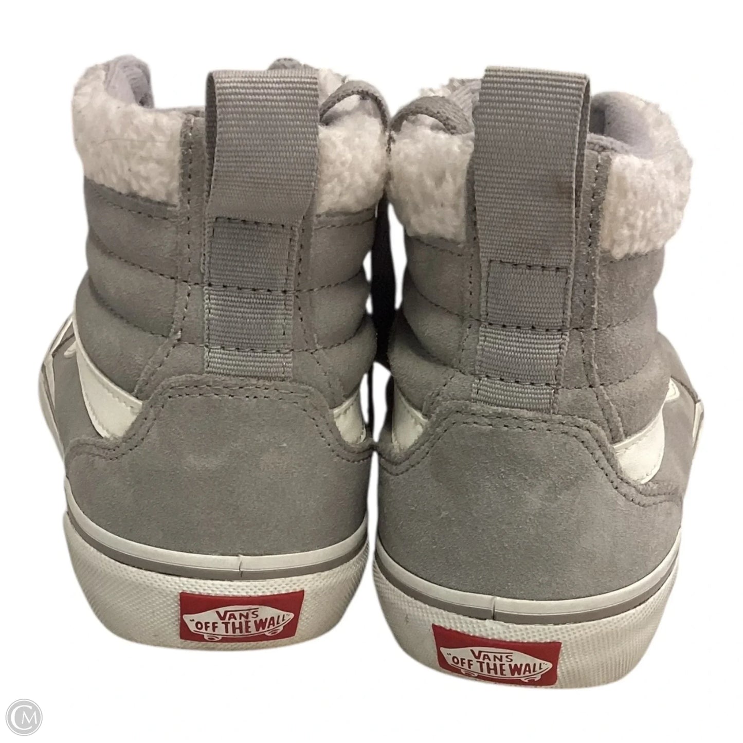 Shoes Sneakers By Vans In Grey, Size: 8.5