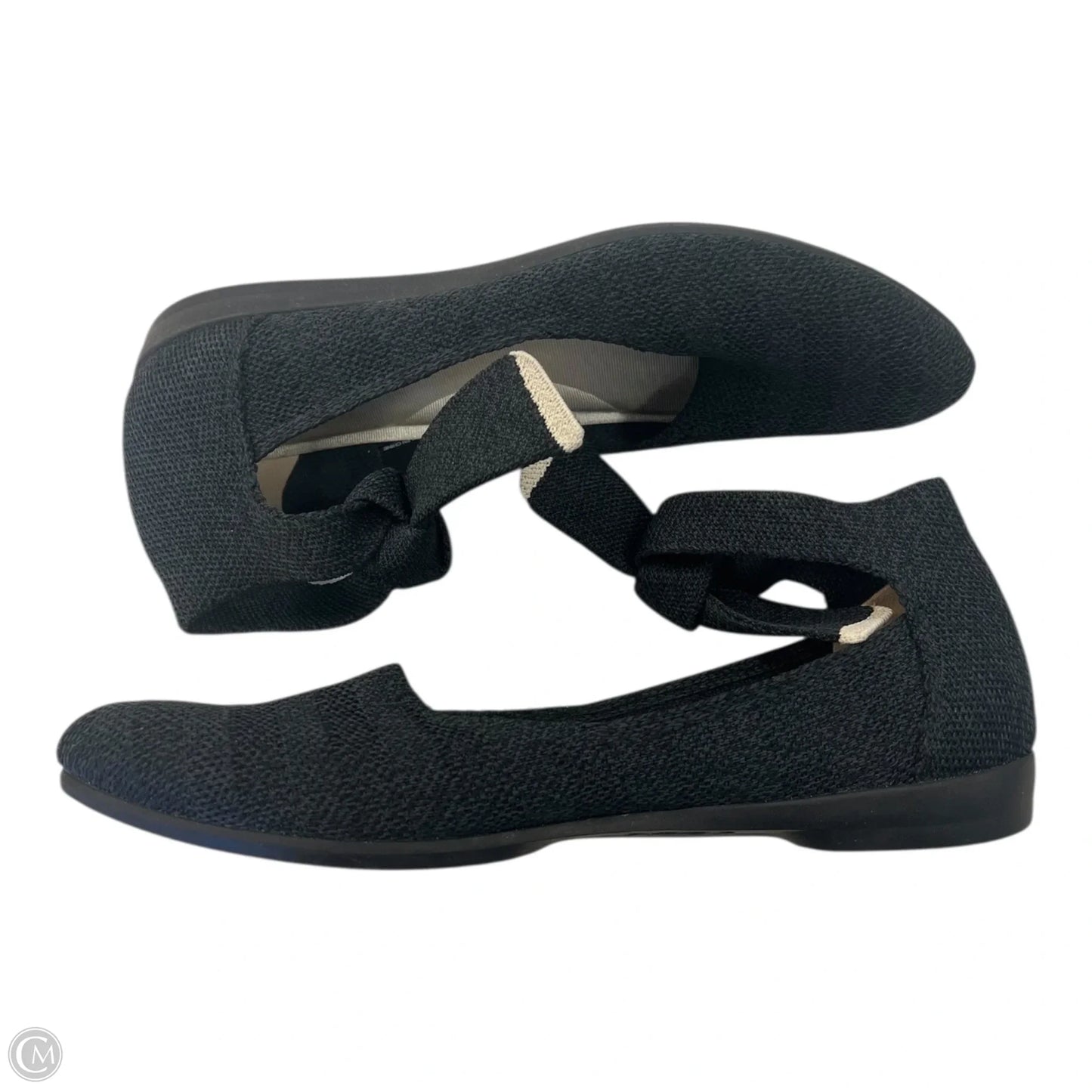 Shoes Flats By Clothes Mentor In Black, Size: 6.5