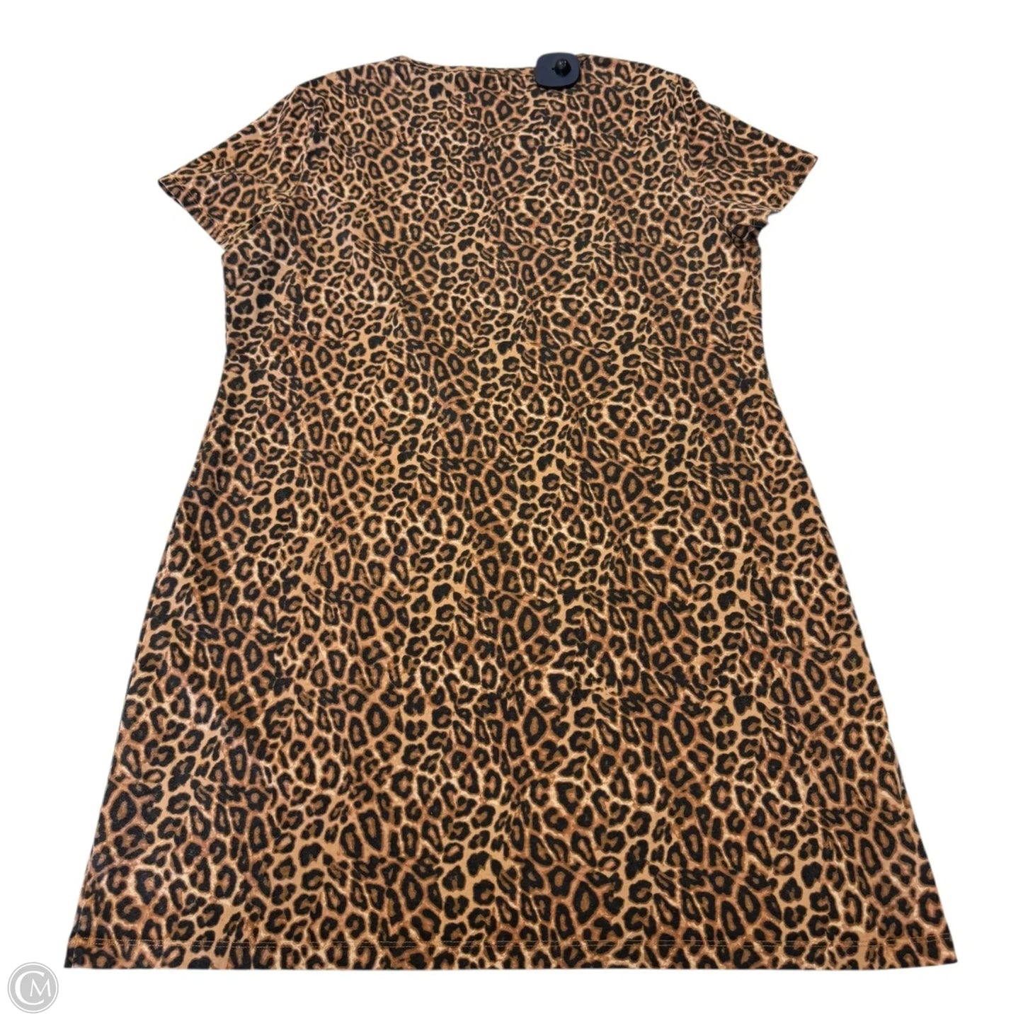 Dress Casual Short By Calvin Klein In Animal Print, Size: Xl