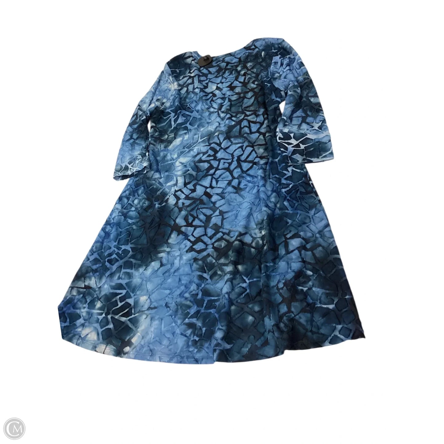 Dress Casual Short By Karen Kane In Blue, Size: L