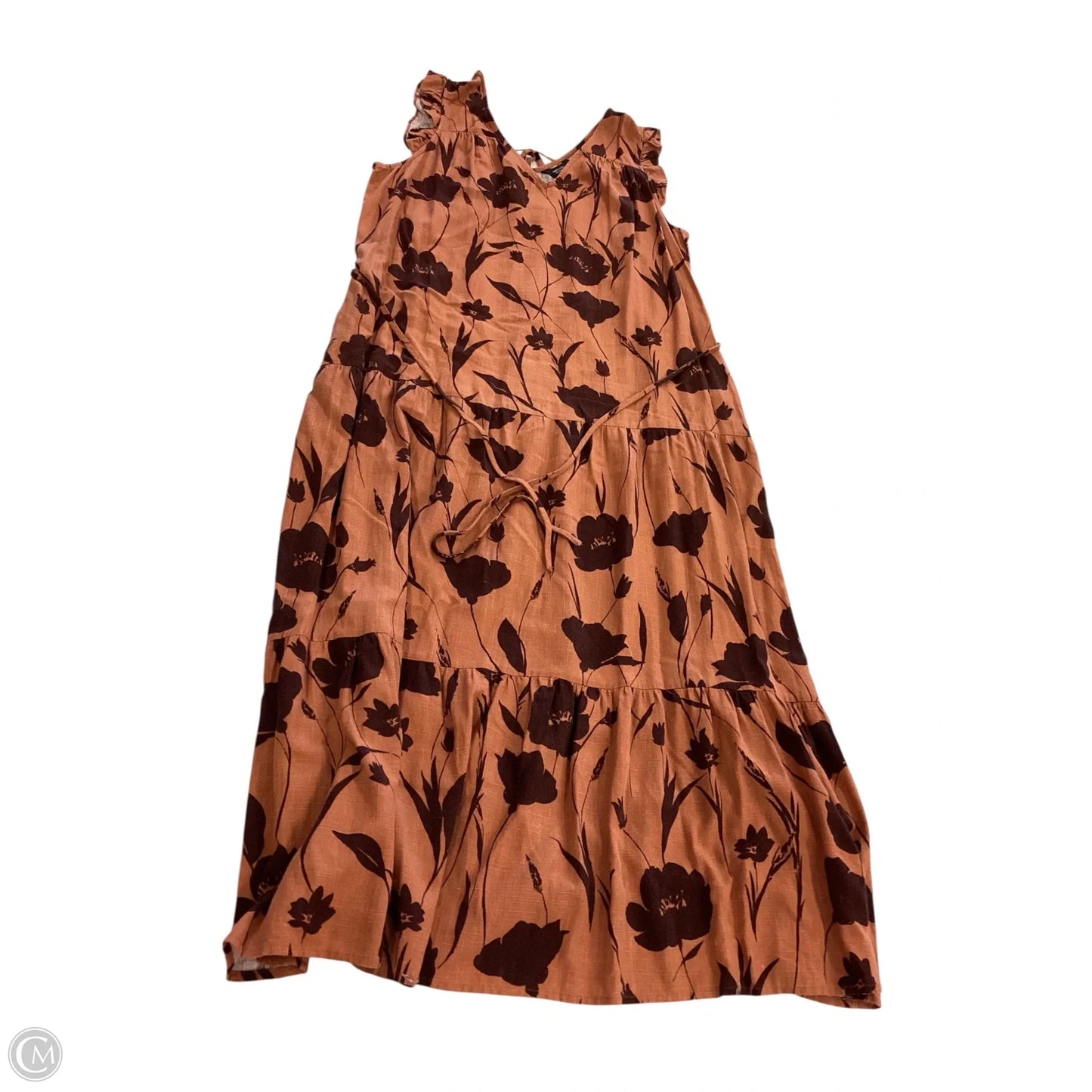 Dress Casual Maxi By Simply Vera In Orange, Size: L
