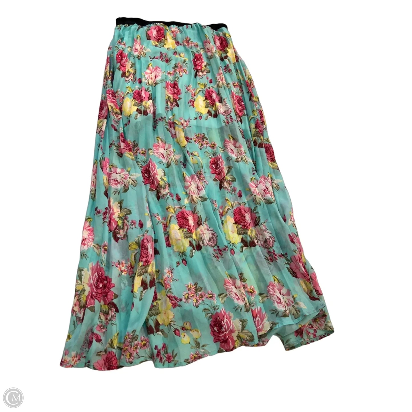 Skirt Maxi By Clothes Mentor In Floral Print, Size: Xl
