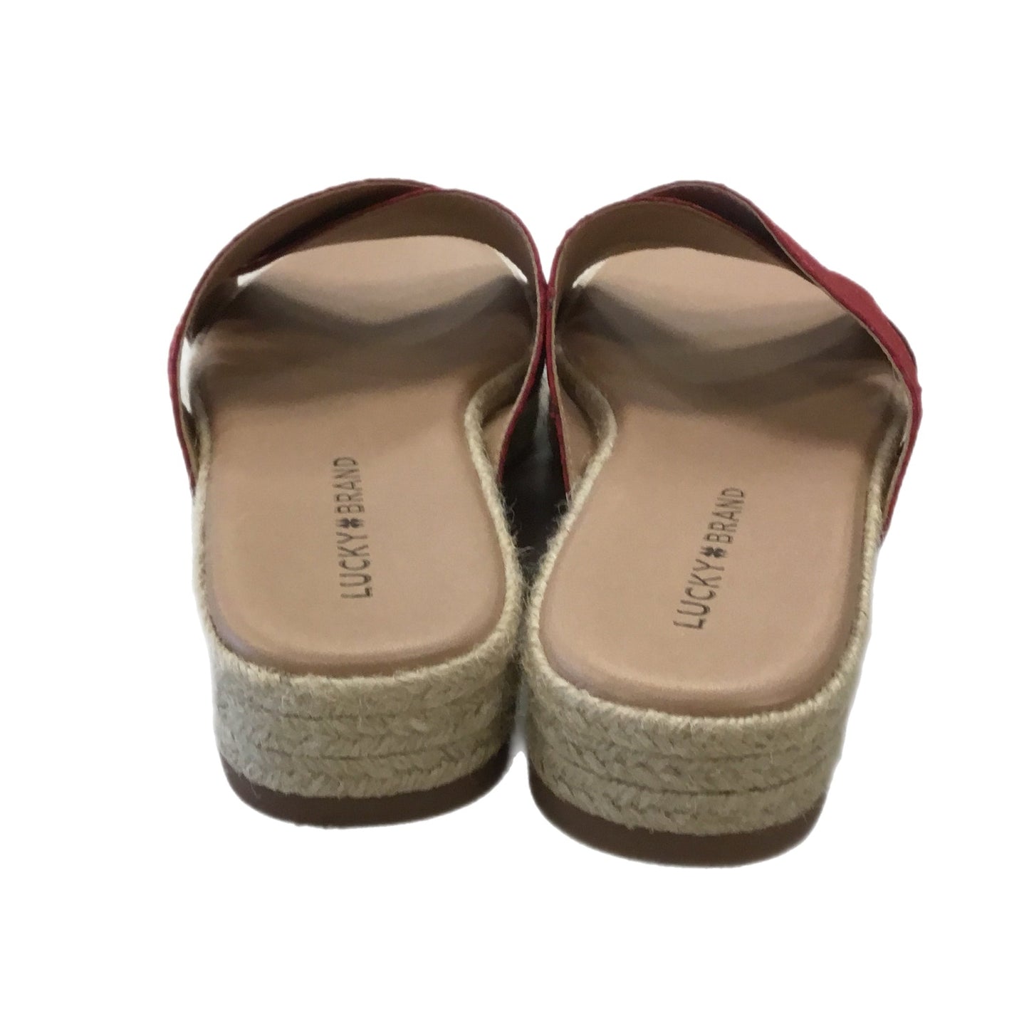 Sandals Heels Block By Lucky Brand Size: 8.5