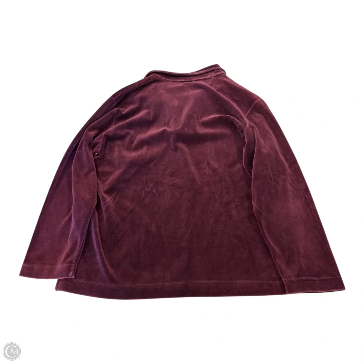 Jacket Other By Talbots In Maroon, Size: Petite Medium