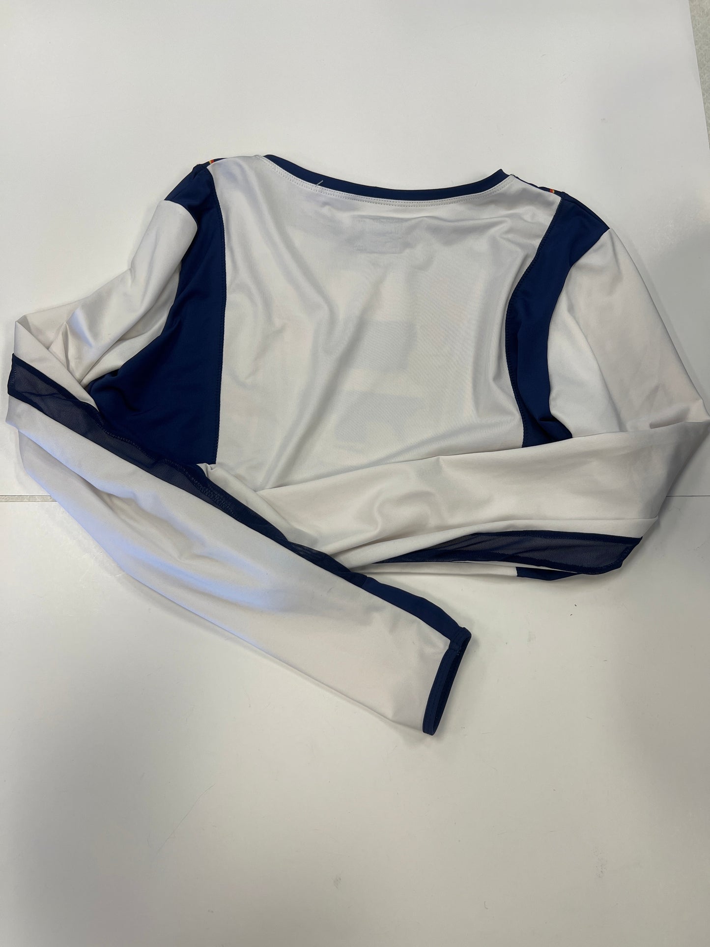 Athletic Top Long Sleeve Collar By Cmc Size: L