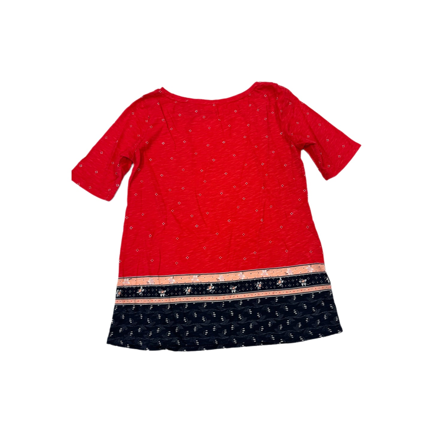 Top Short Sleeve Basic By Loft Size: Xs