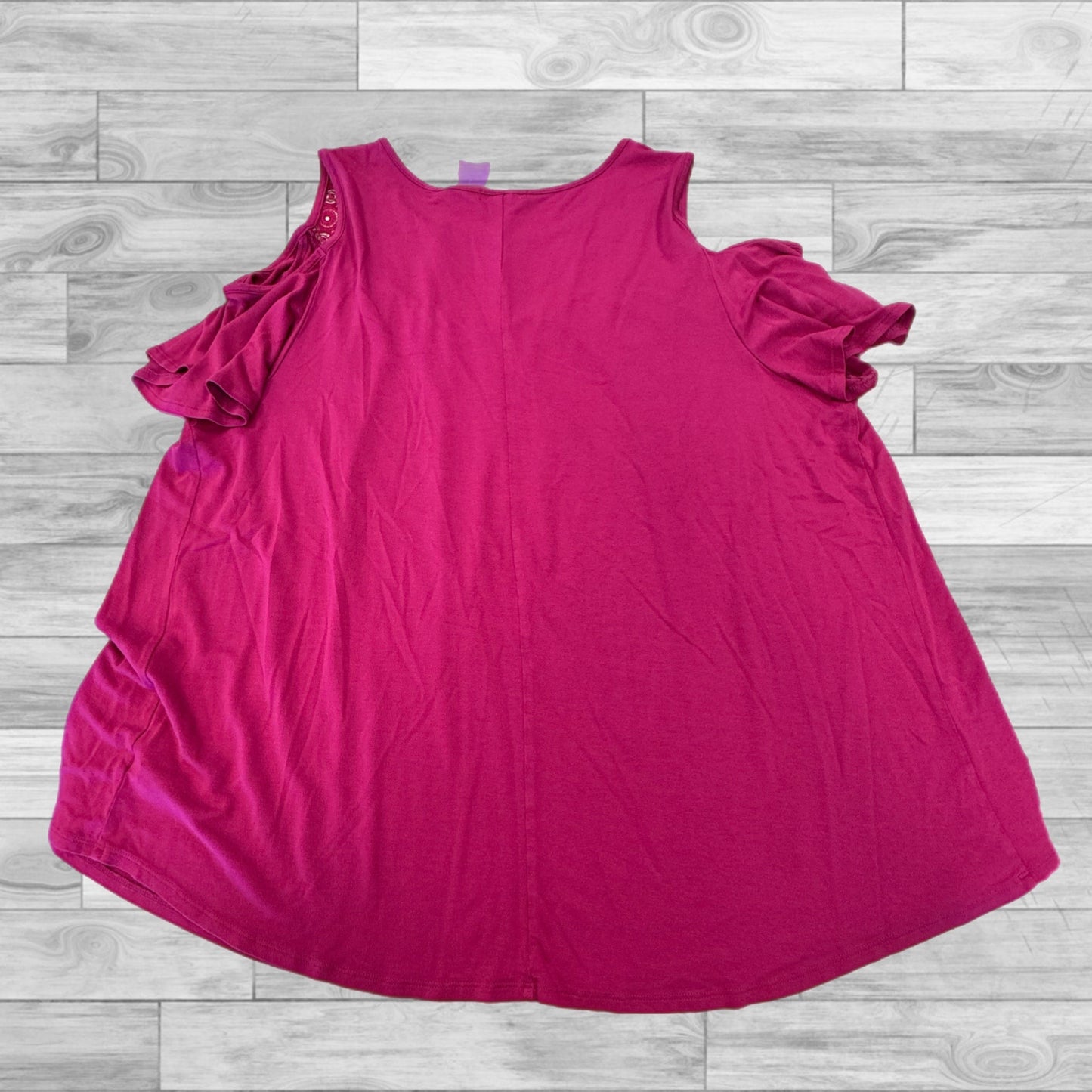 Pink Top Short Sleeve Lane Bryant, Size 3x