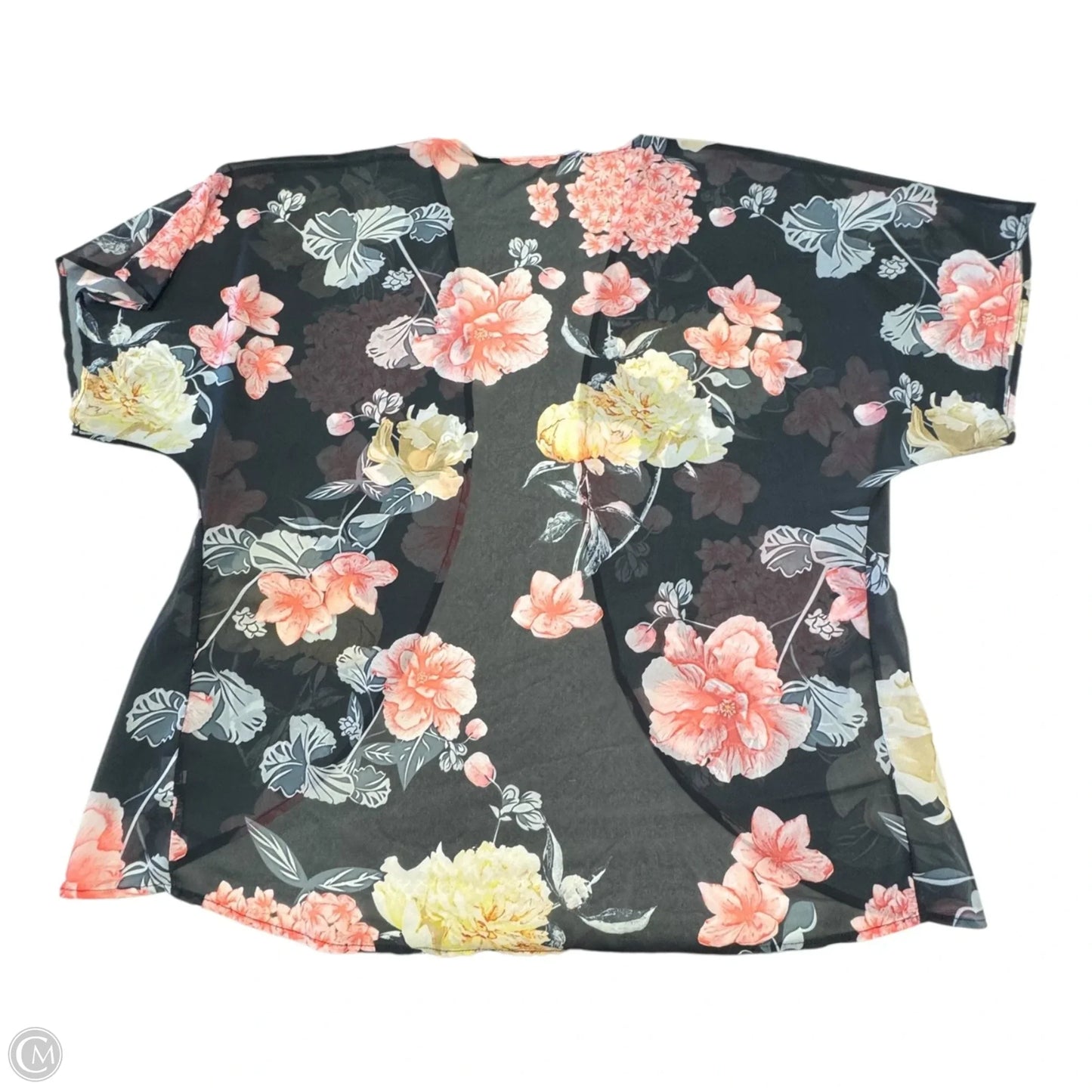 Swimwear Cover-up By Clothes Mentor In Floral Print, Size: S