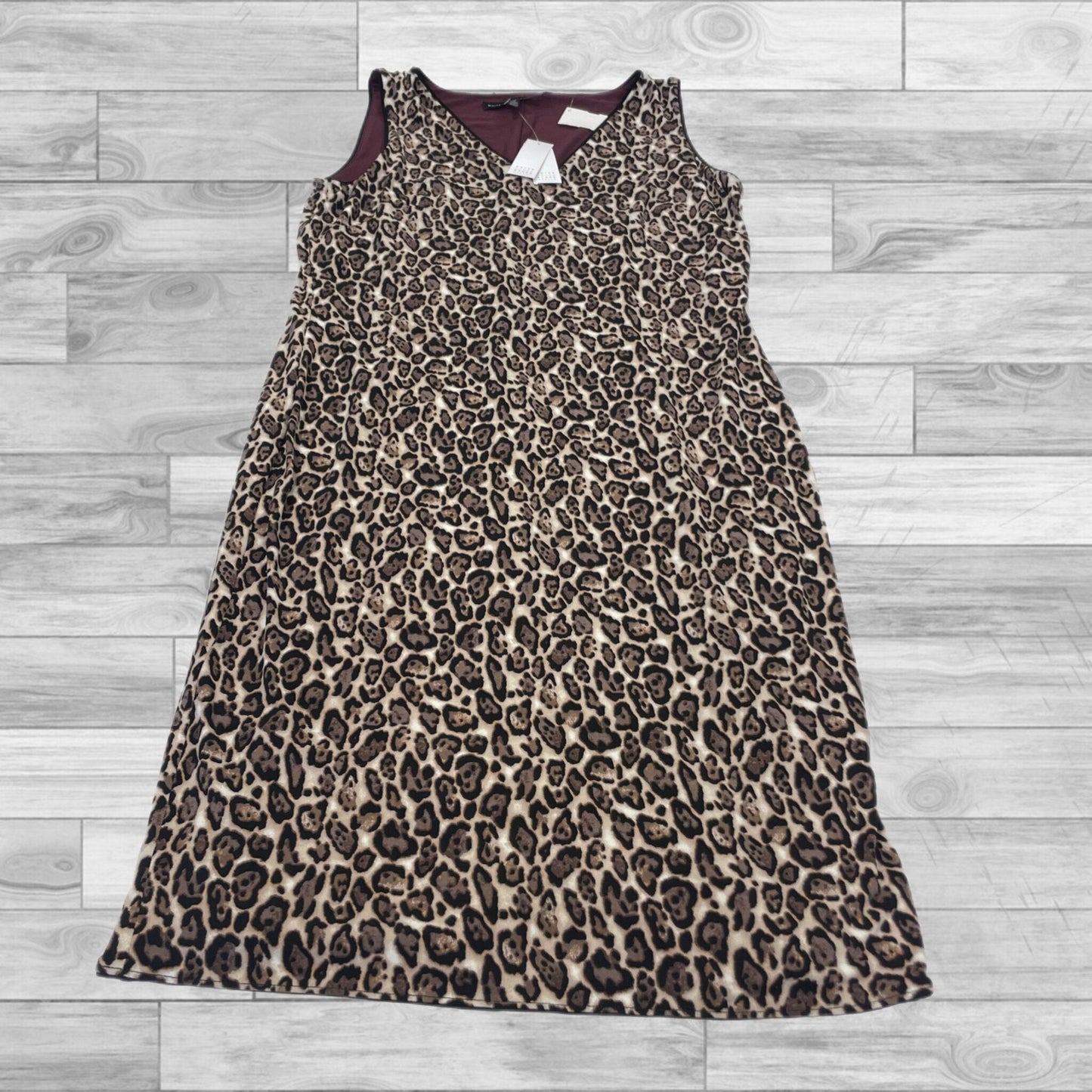 Dress Casual Midi By White House Black Market Size: M