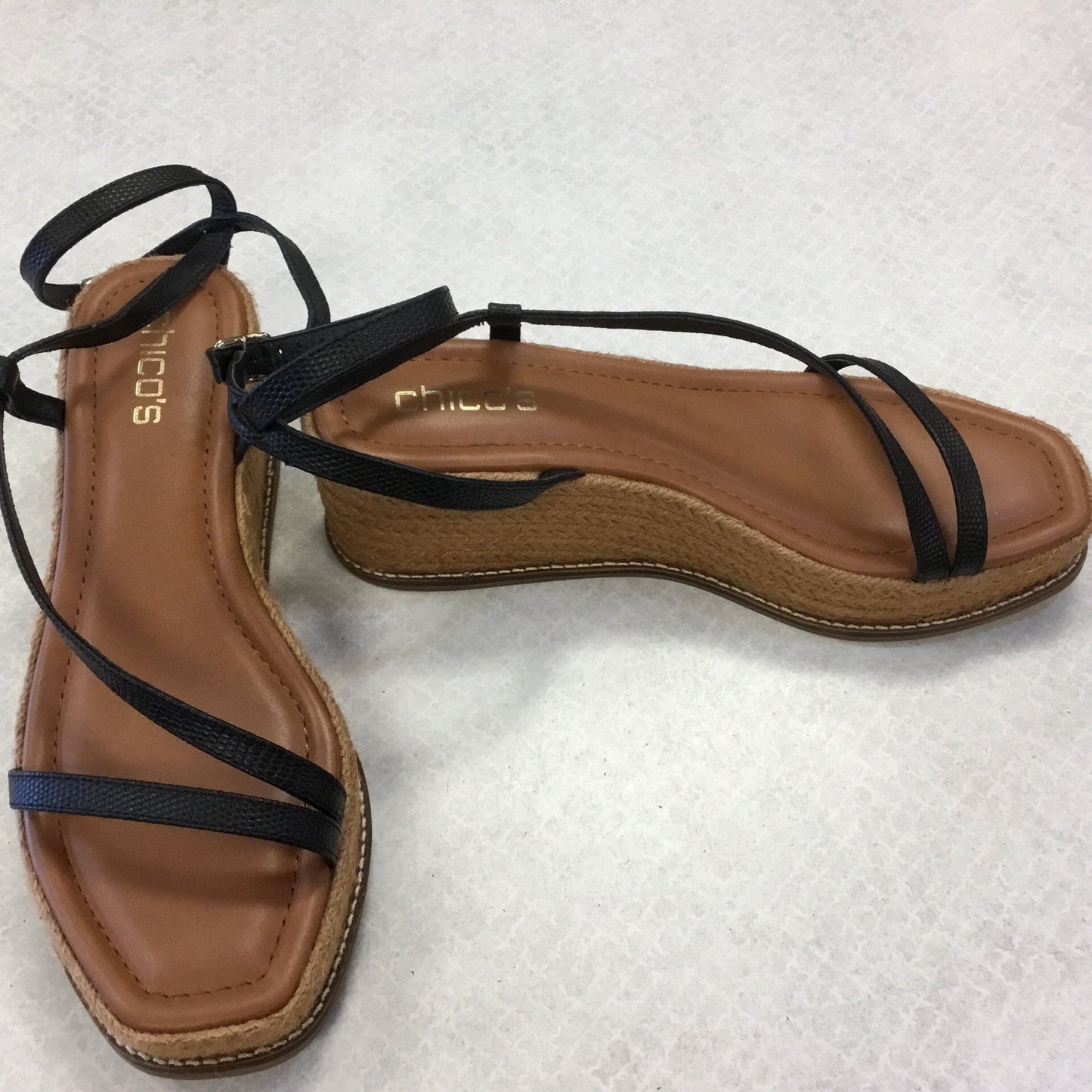 Sandals Heels Wedge By Chicos Size: 8.5