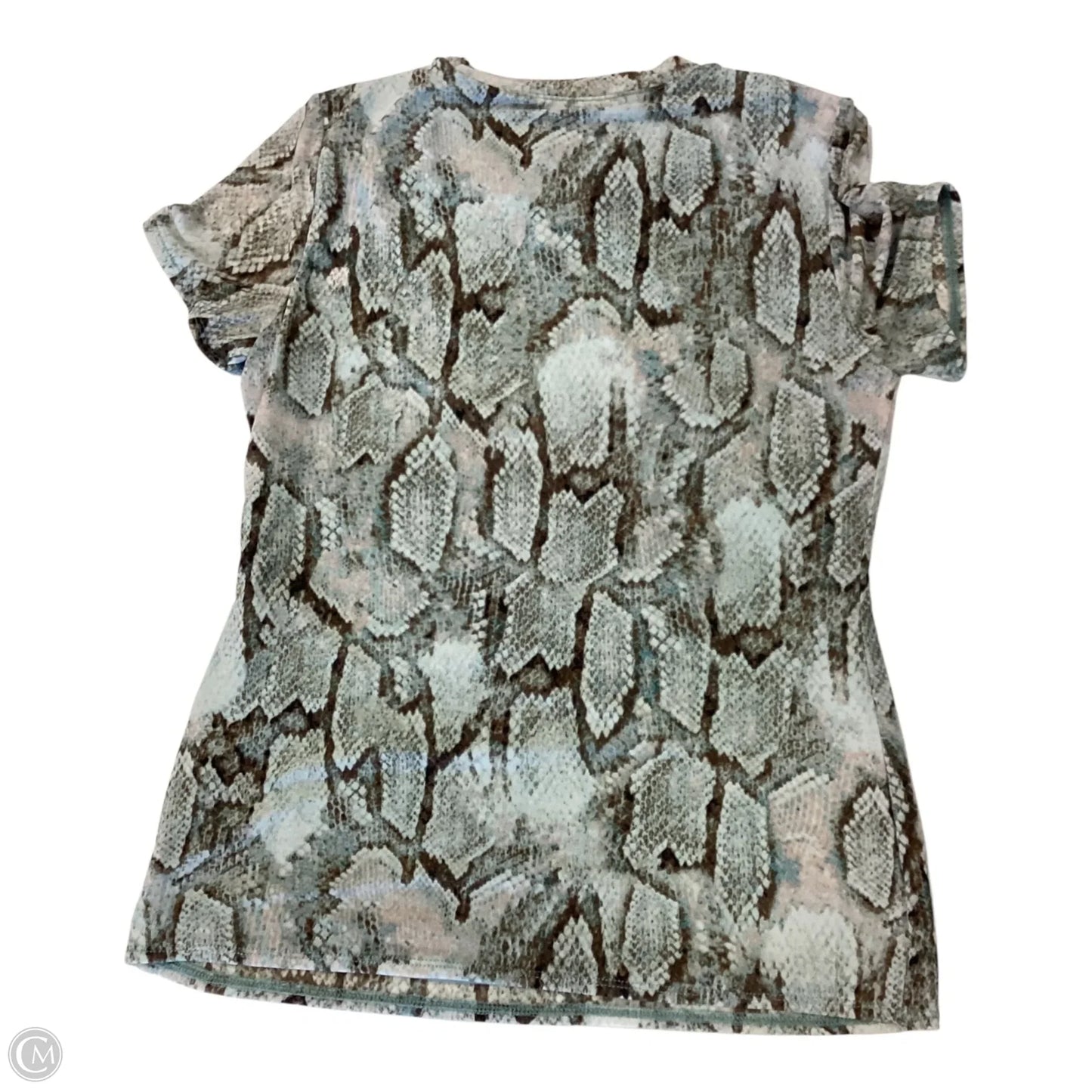 Top Short Sleeve By Inc In Animal Print, Size: Xs