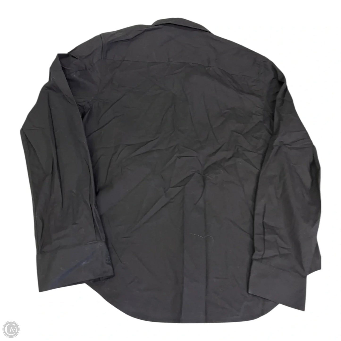 Top Long Sleeve By Calvin Klein In Black, Size: L