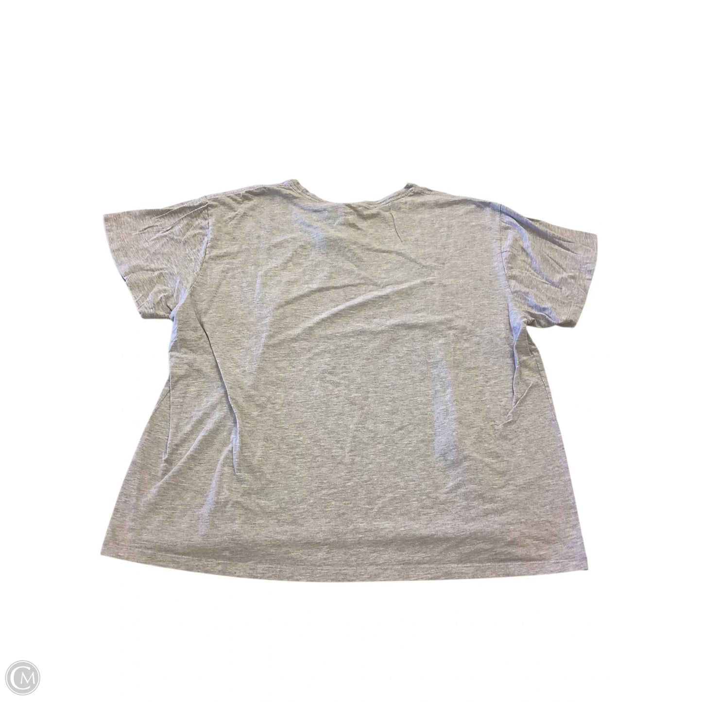 Top Short Sleeve Basic By Converse In Grey, Size: Xxl