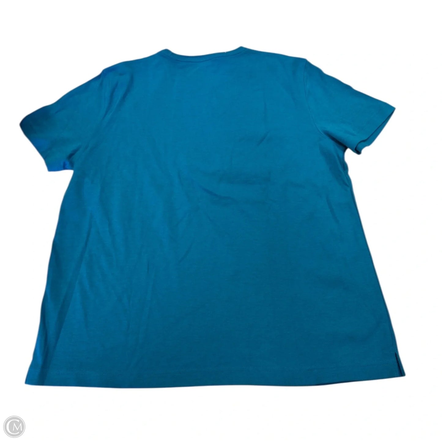 Top Short Sleeve Basic By Kim Rogers In Blue, Size: L
