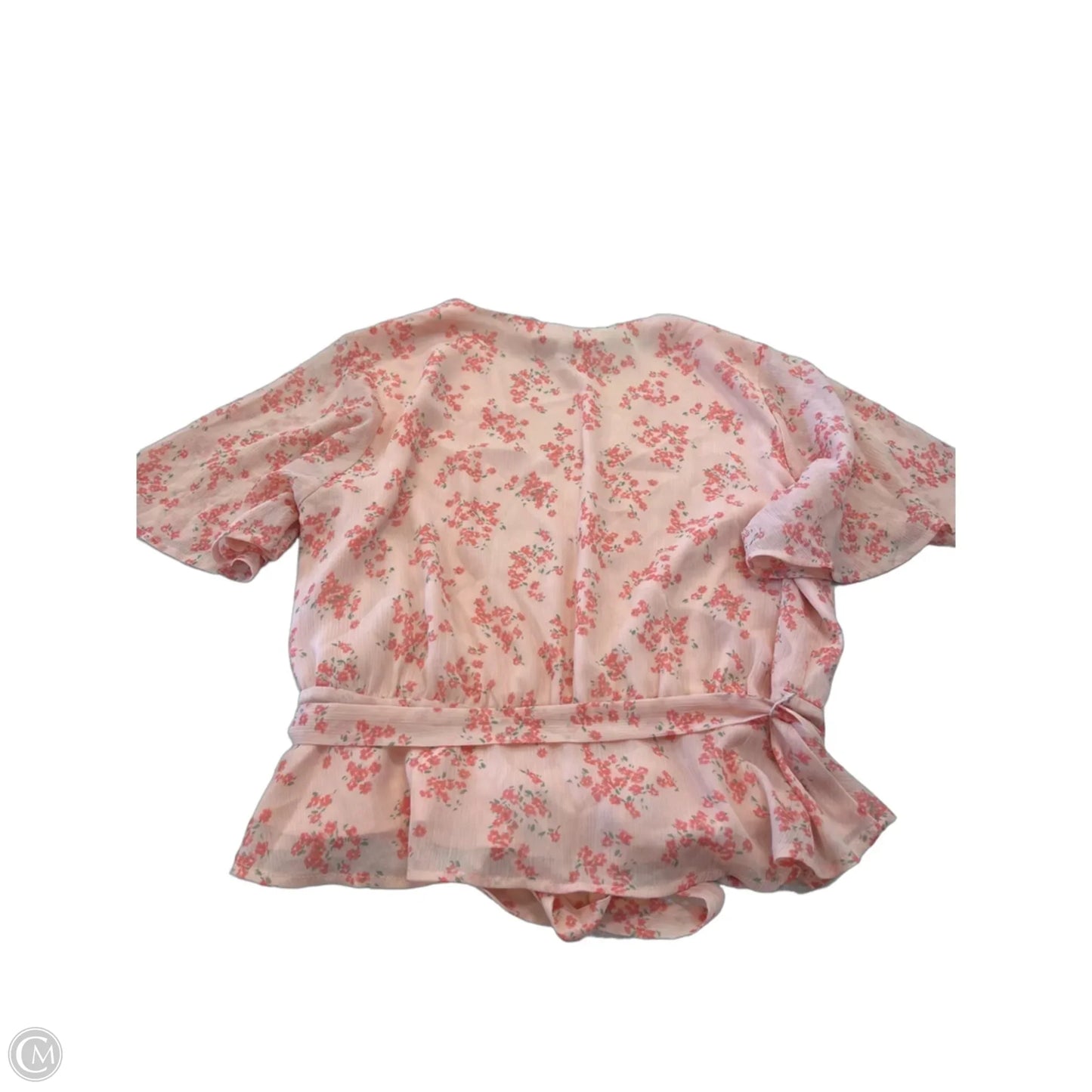 Top Short Sleeve By Loft In Pink, Size: 12