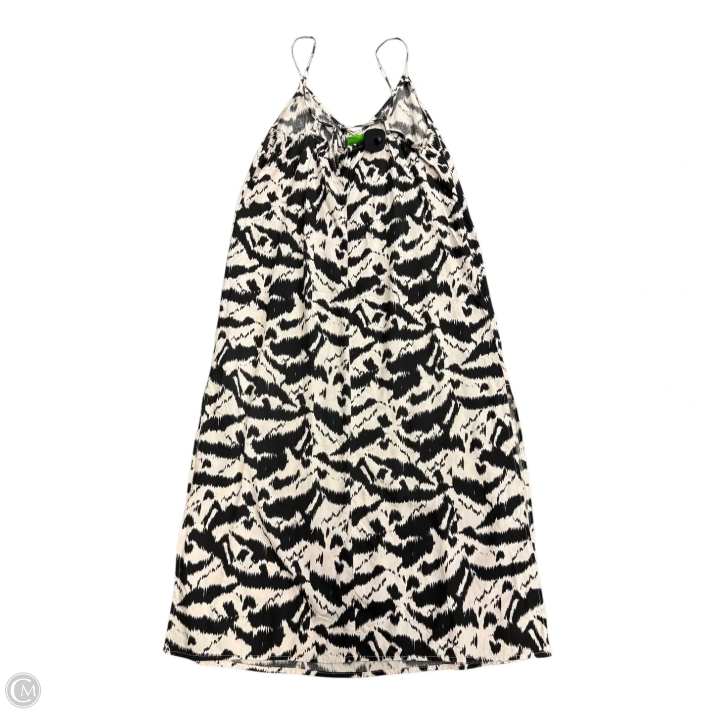 Dress Casual Maxi By Old Navy In Black & Tan, Size: Mp